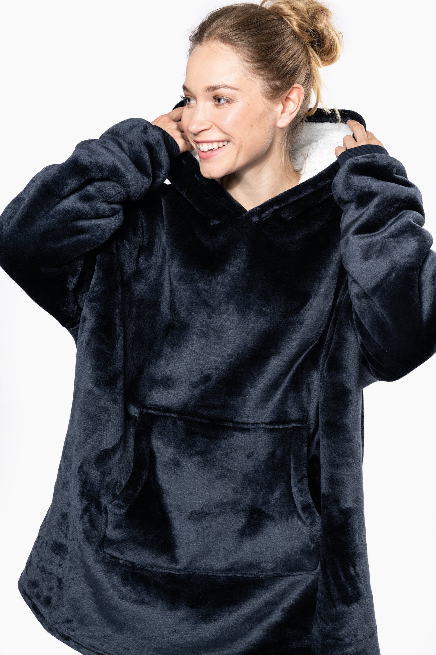K410 - Plaid poncho