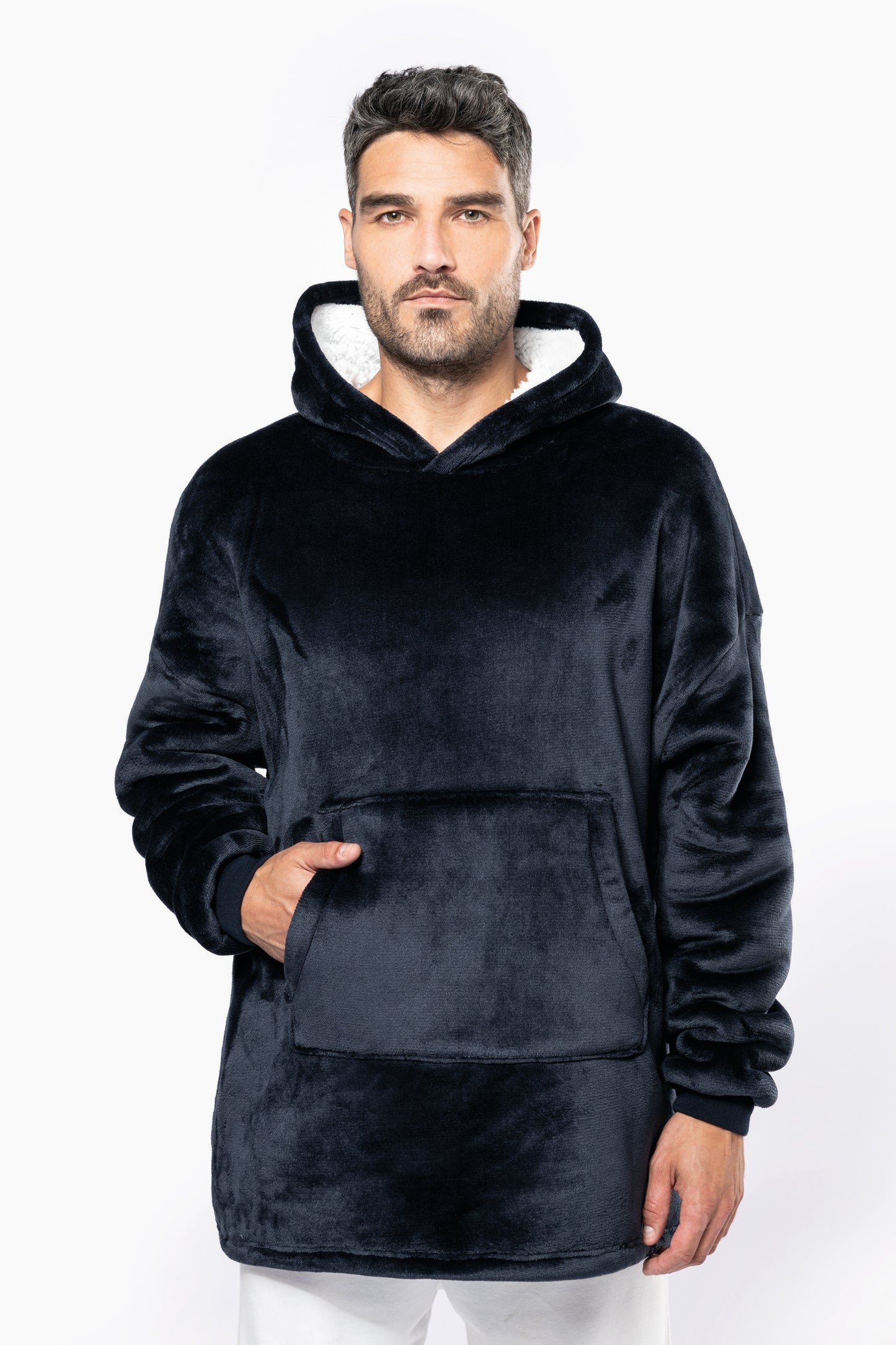 K410 - Plaid poncho