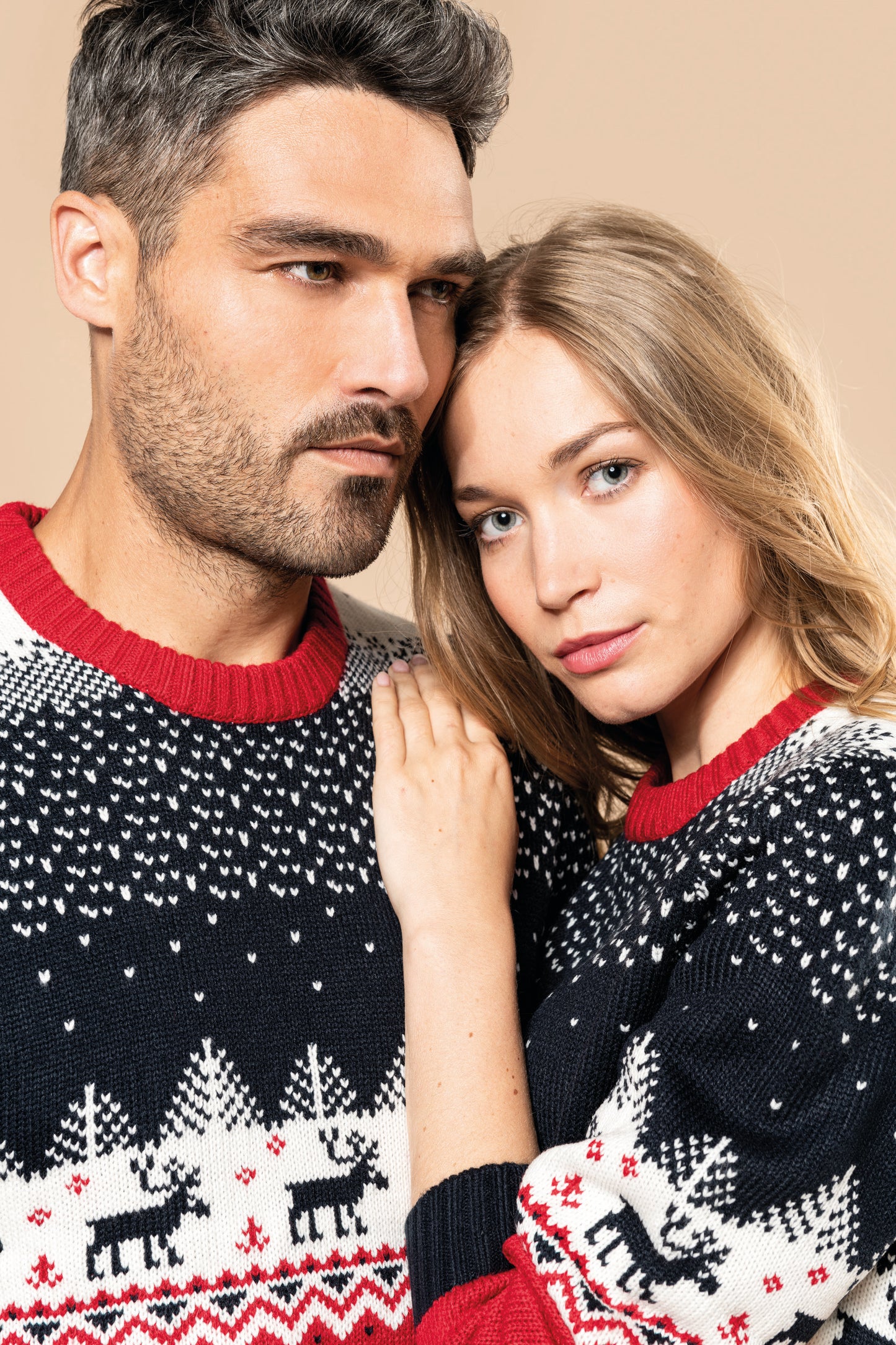 K9011 - Pullover girocollo unisex natalizio