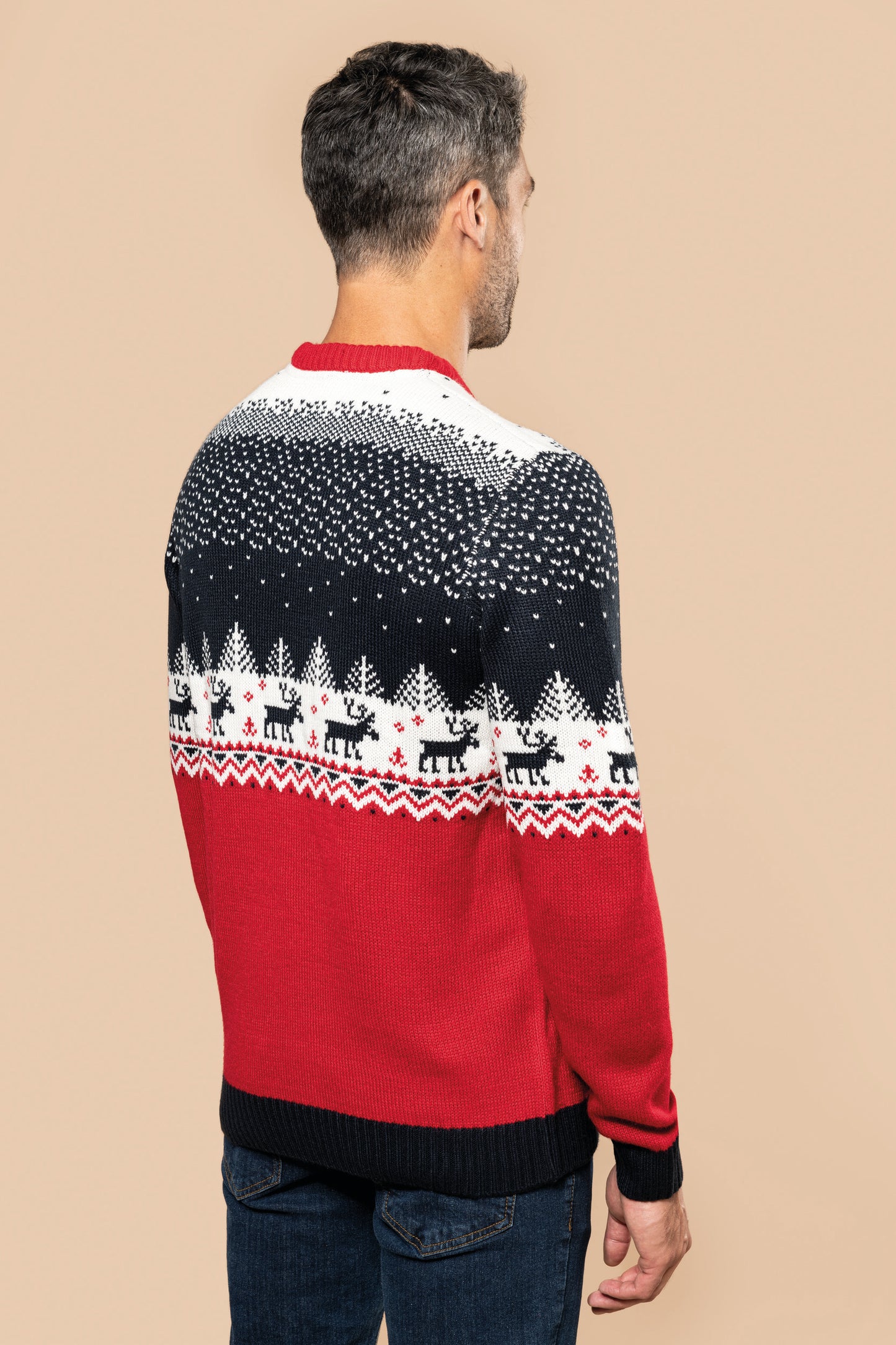 K9011 - Pullover girocollo unisex natalizio