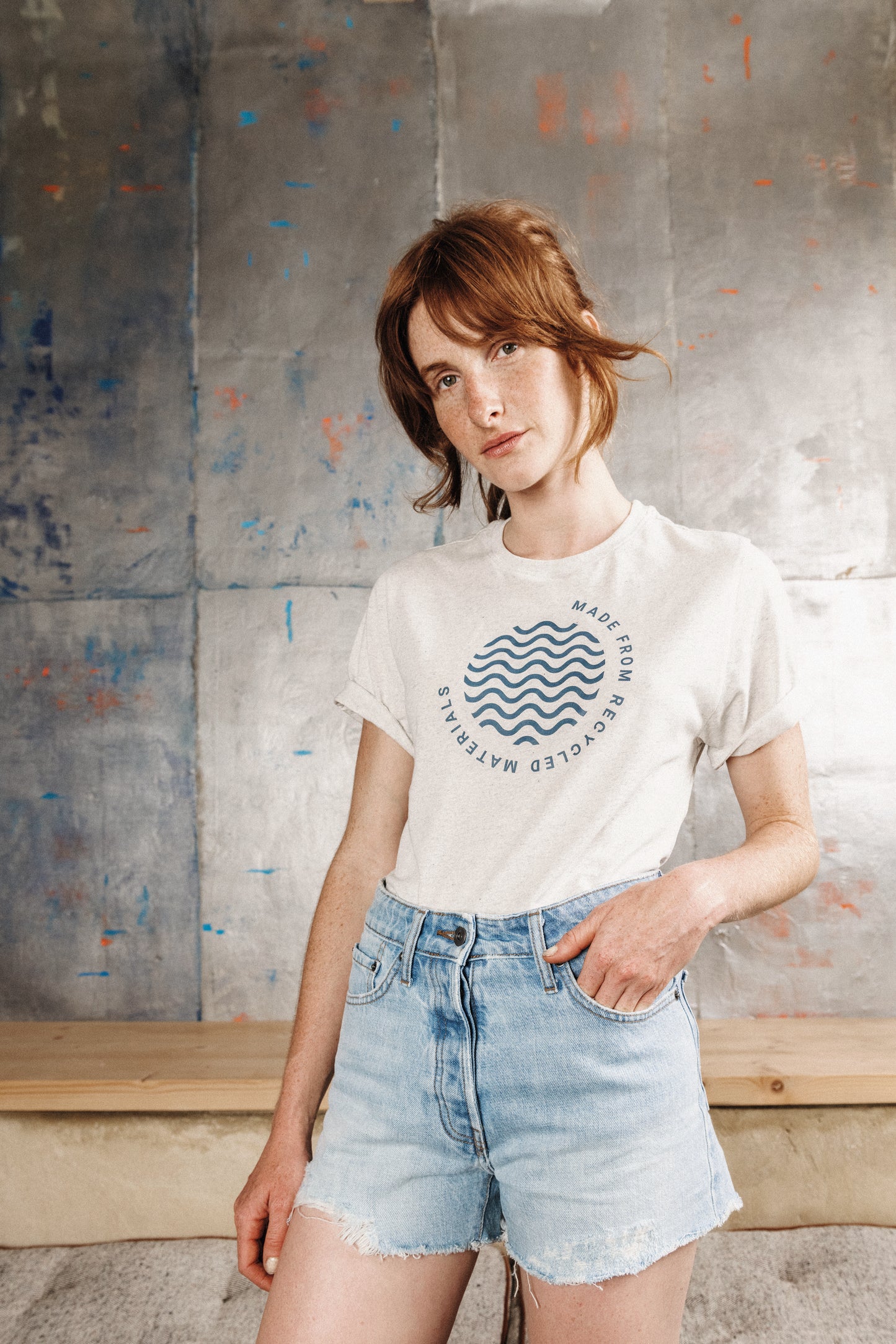 NS310 - T-shirt unisex ecosostenibile in tessuto riciclato