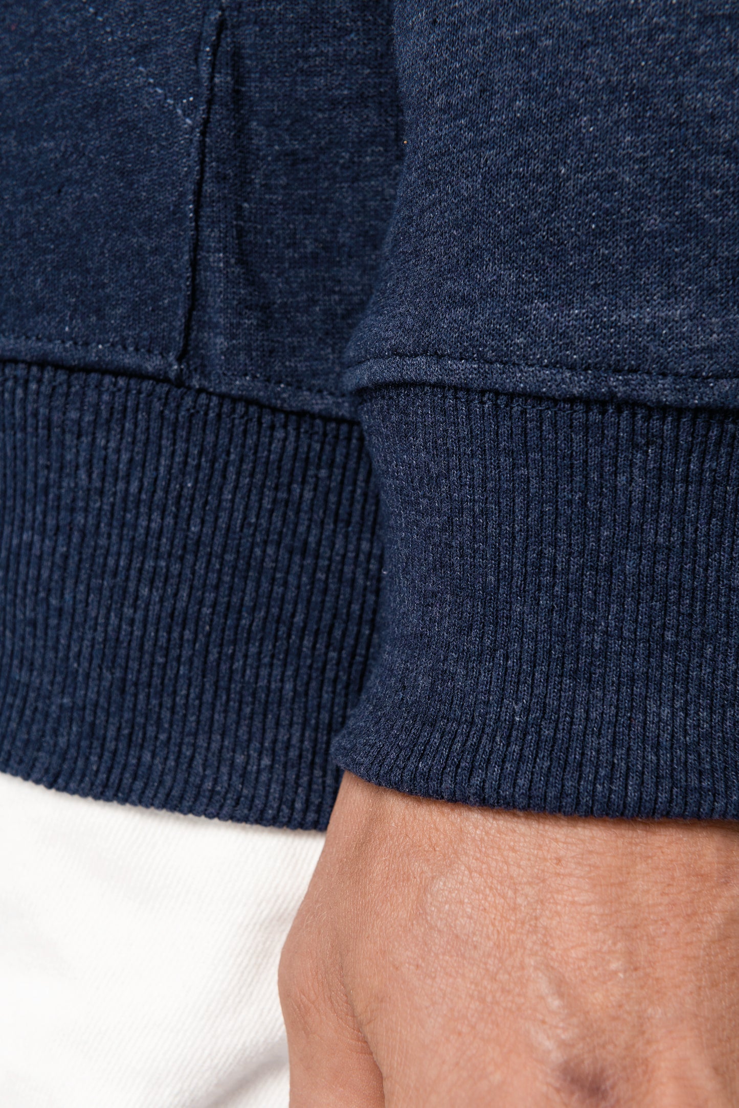 NS412 - Felpa unisex con zip e cappuccio ecosostenibile in tessuto riciclato