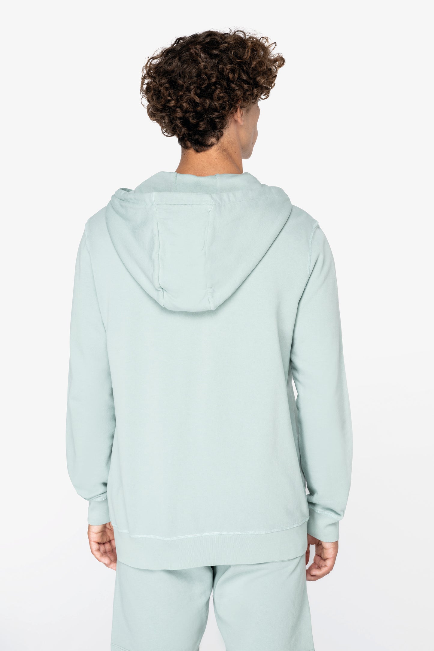 NS417 - Felpa unisex ecosostenibile con zip e cappuccio French Terry