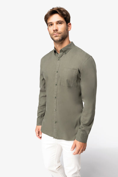 NS513 - Camicia uomo ecosostenibile in lyocell