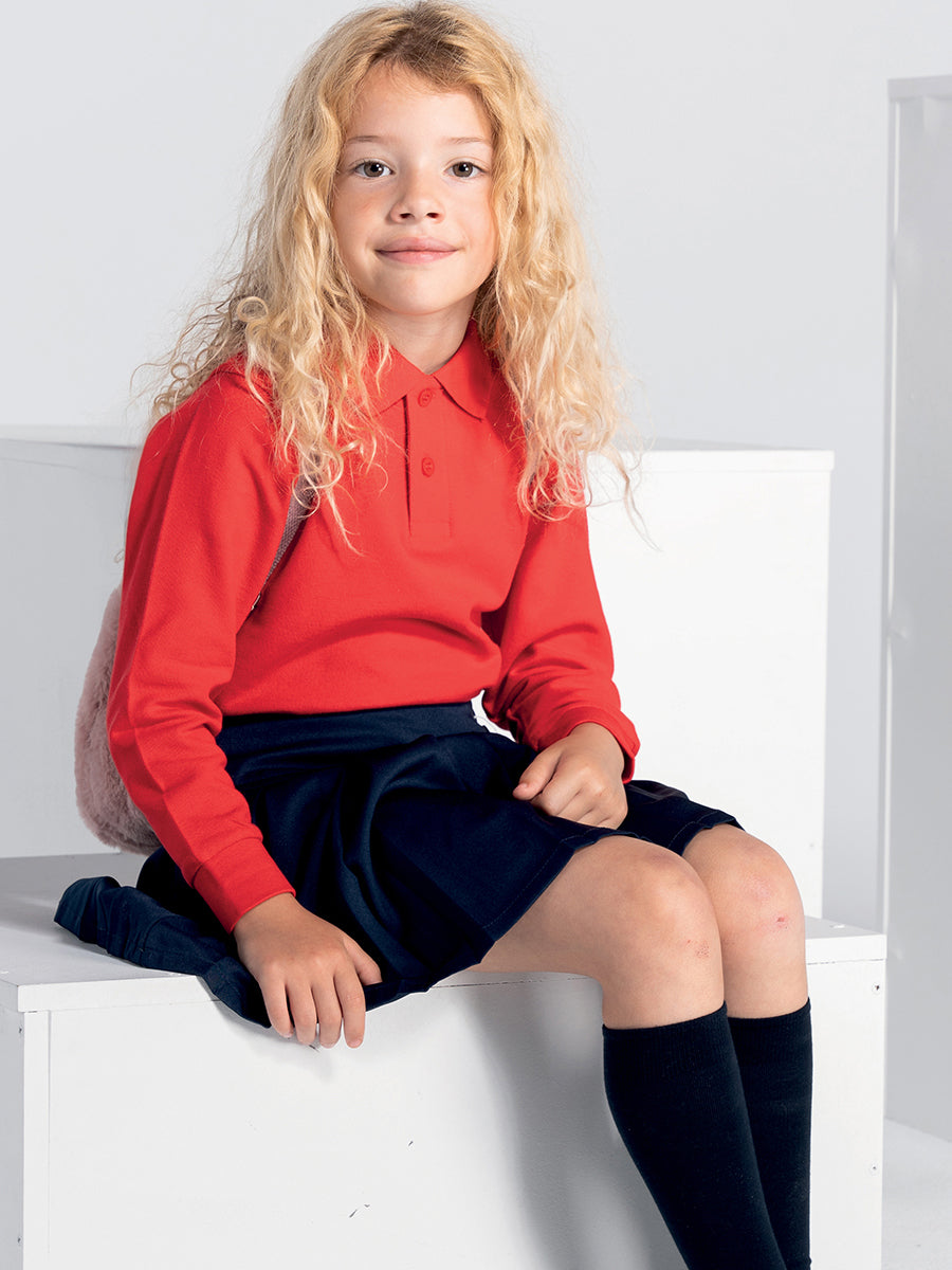 PKID210LS POLO BAMBINO MANICA LUNGA REGULAR