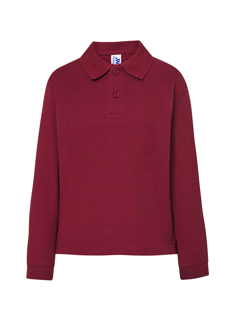 PKID210LS POLO BAMBINO MANICA LUNGA REGULAR