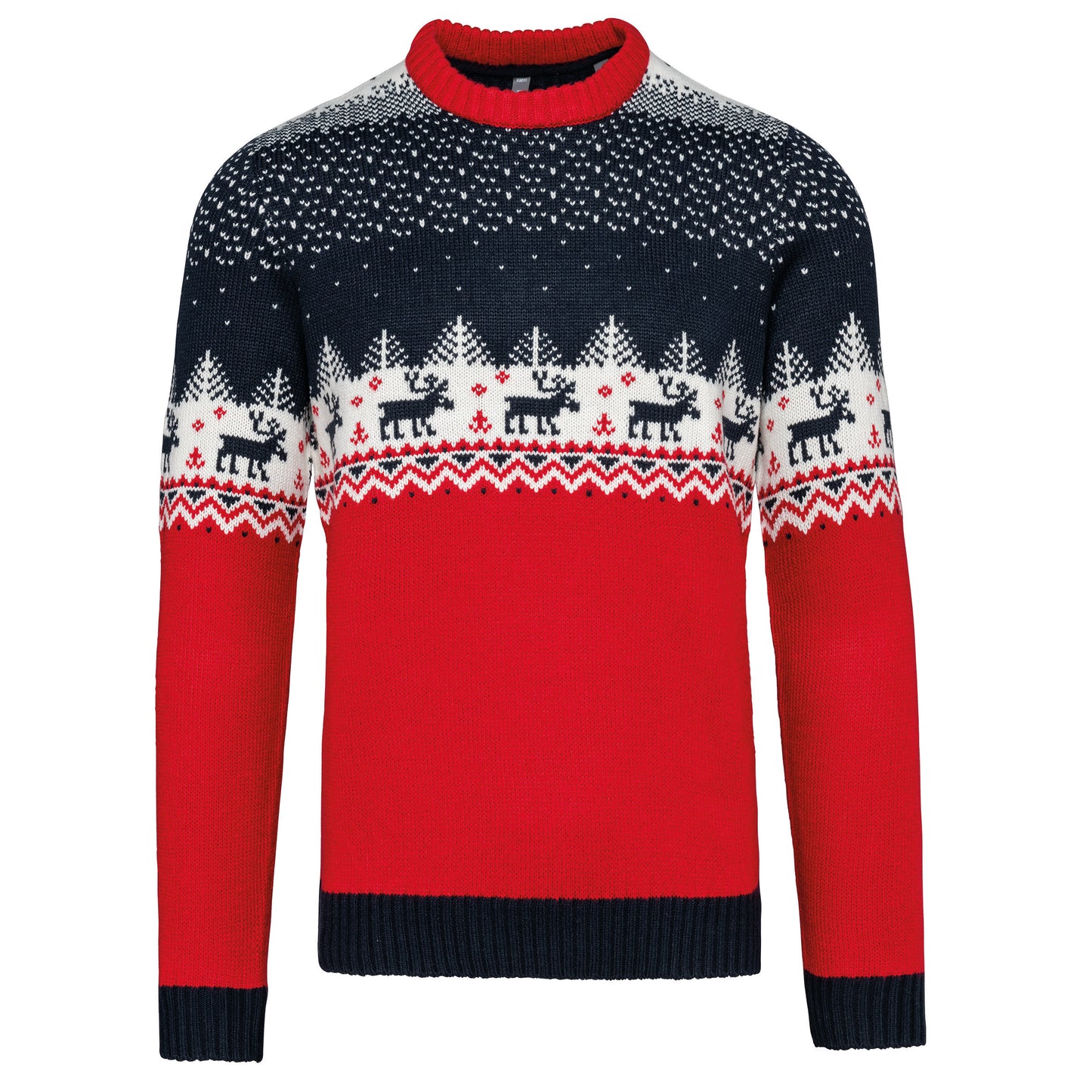 K9011 - Pullover girocollo unisex natalizio