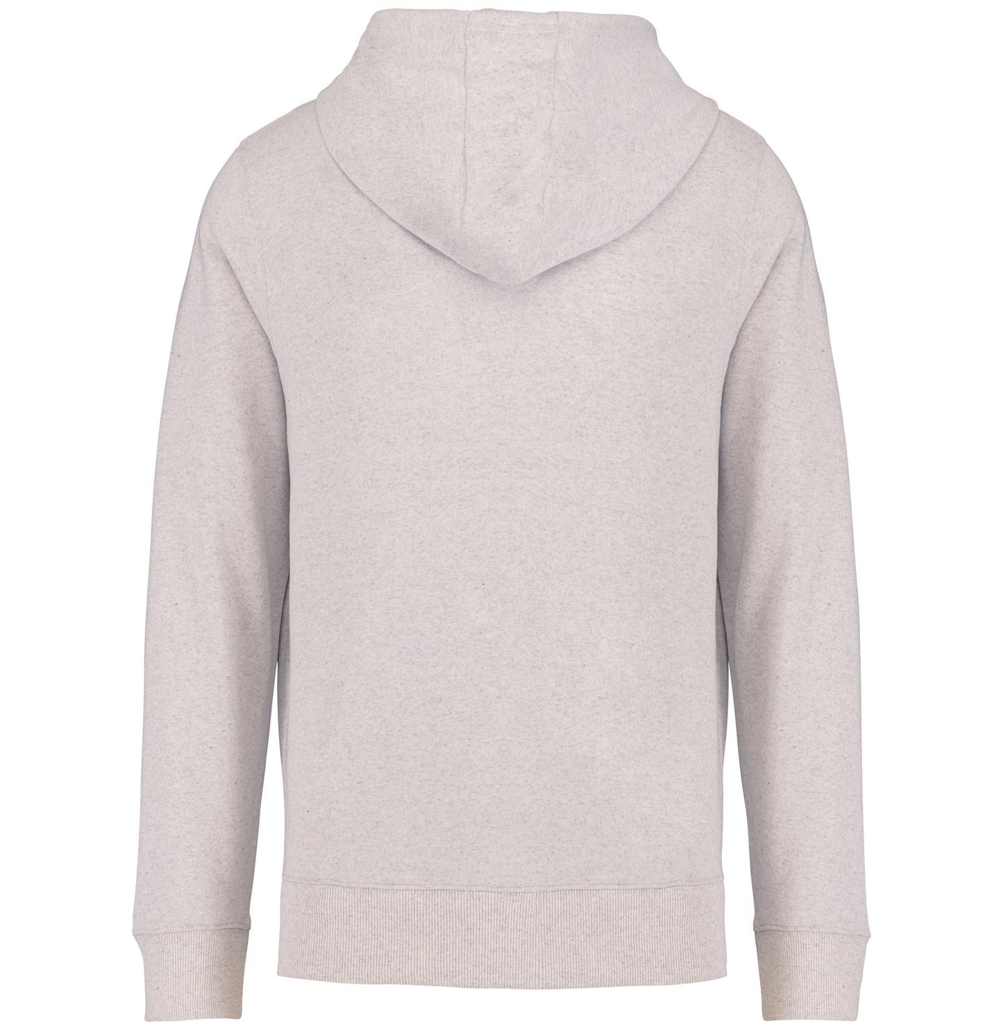 NS412 - Felpa unisex con zip e cappuccio ecosostenibile in tessuto riciclato