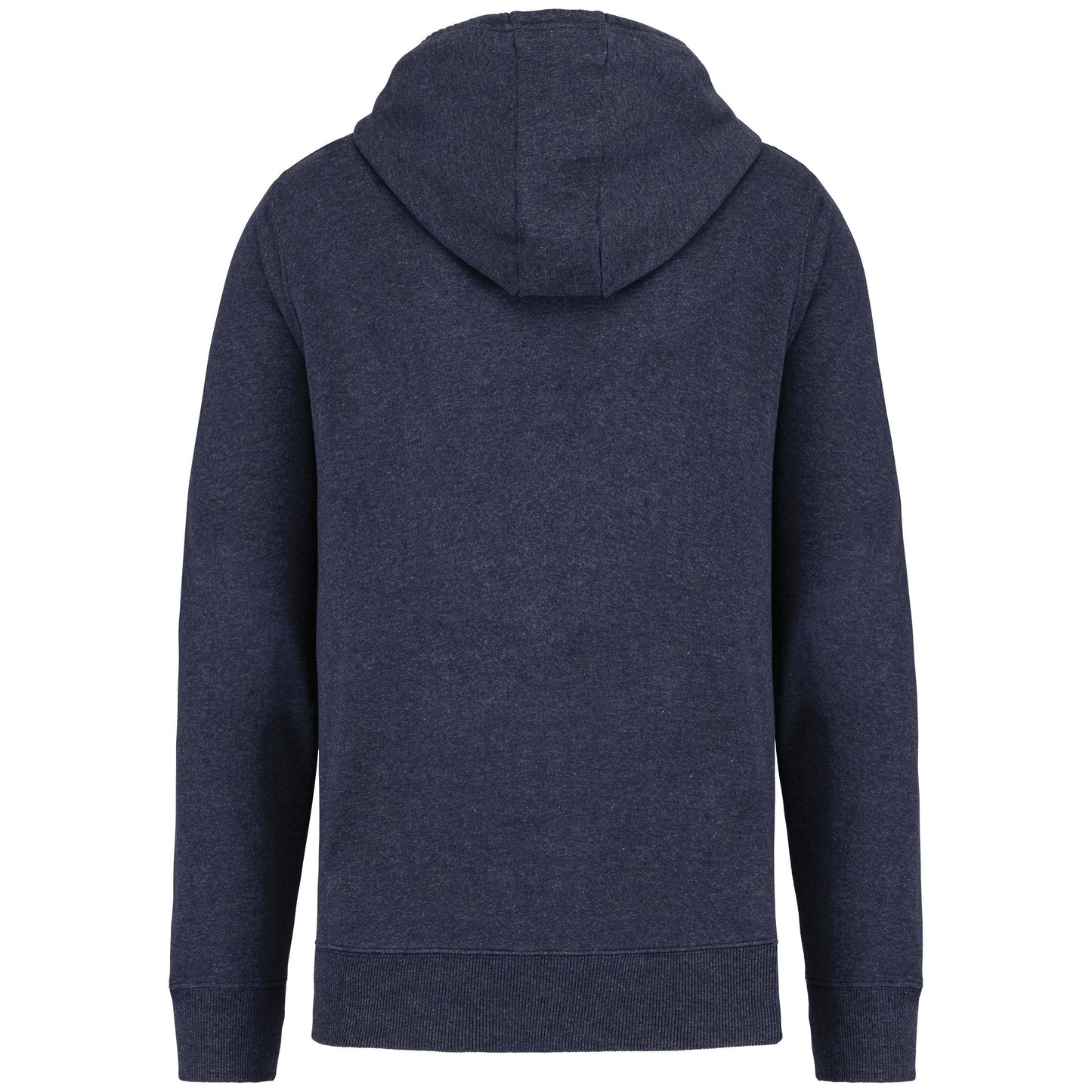NS412 - Felpa unisex con zip e cappuccio ecosostenibile in tessuto riciclato