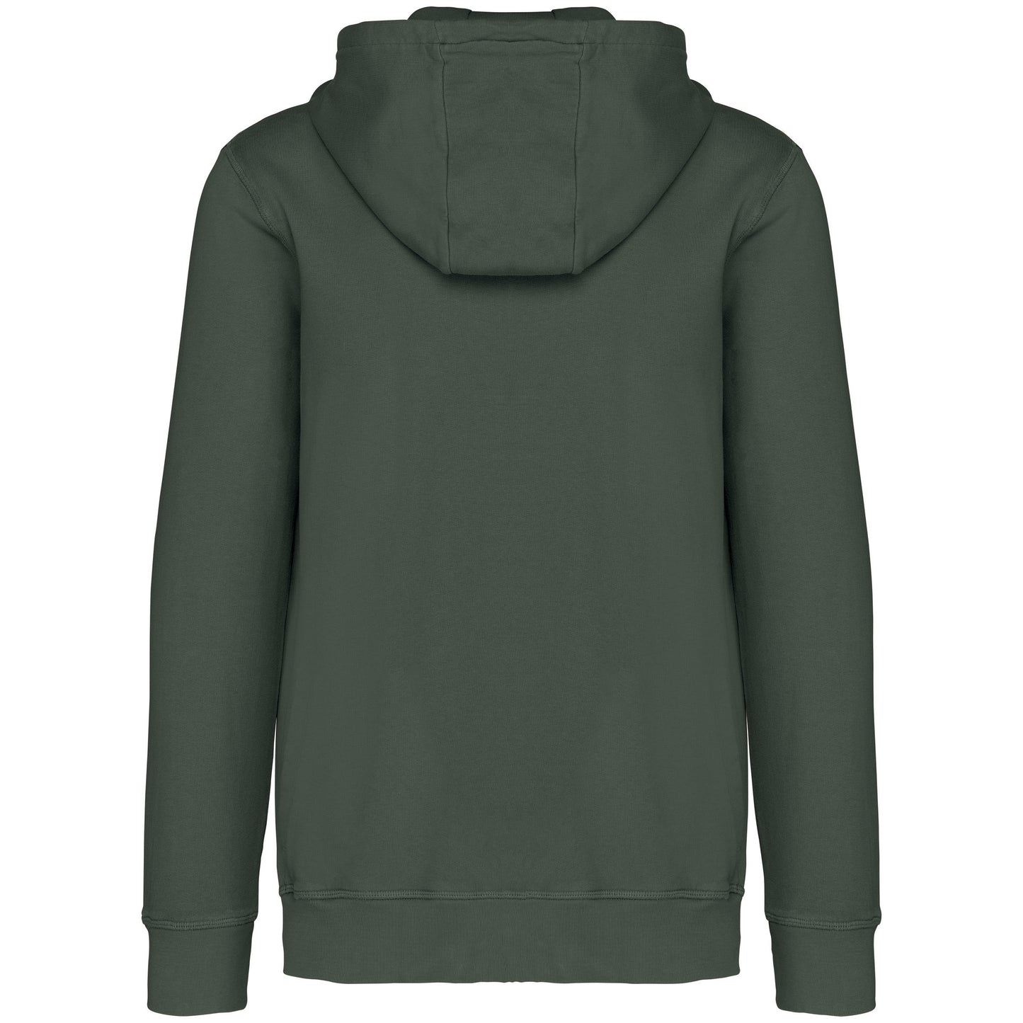 NS417 - Felpa unisex ecosostenibile con zip e cappuccio French Terry