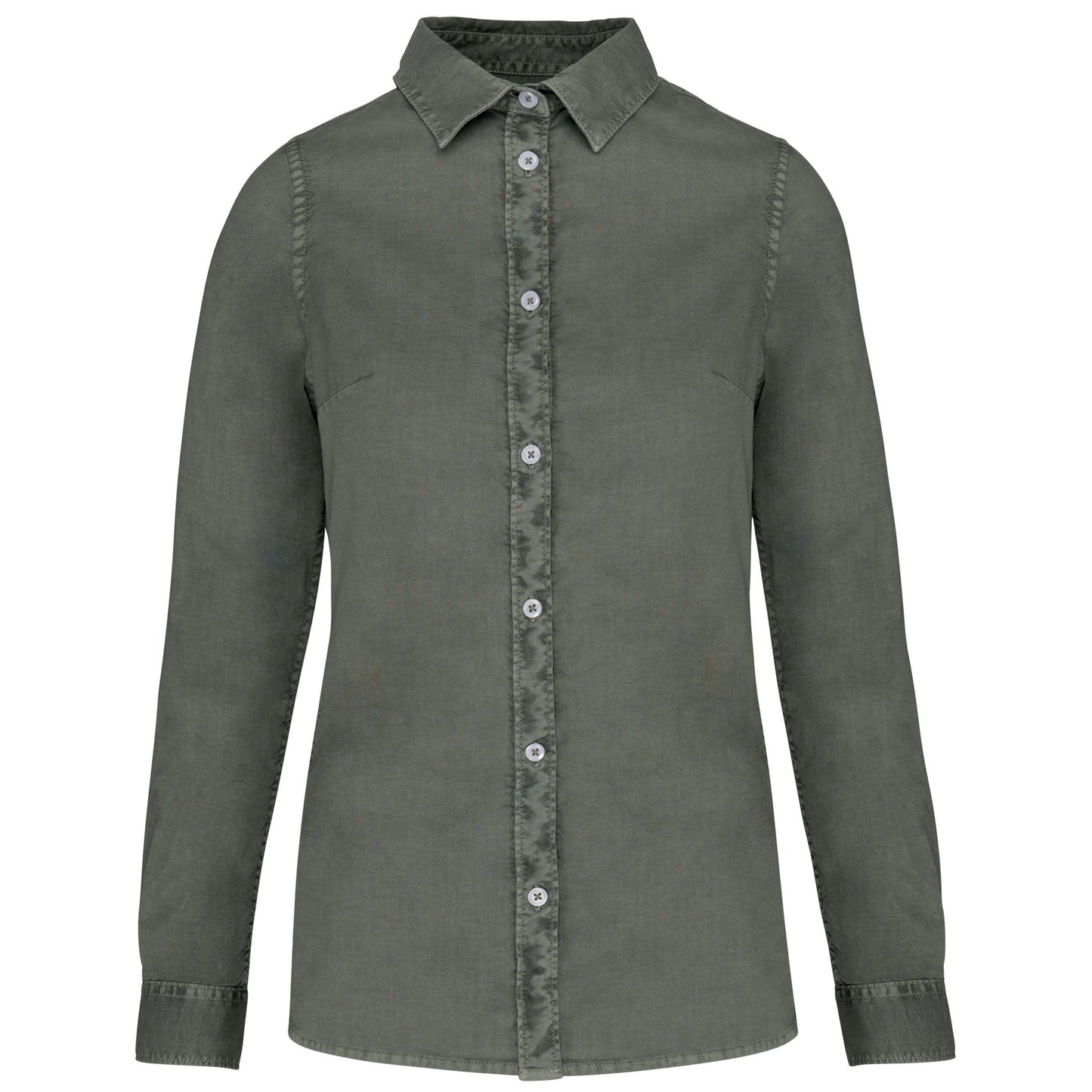 NS503 - Camicia slavate in cotone twill donna