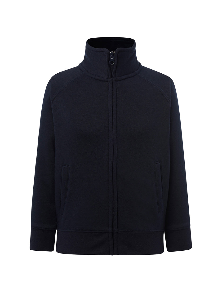 SWRKFUZIP240 FELPA BAMBINO ZIP INTERA LEGGERA FRENCH TERRY