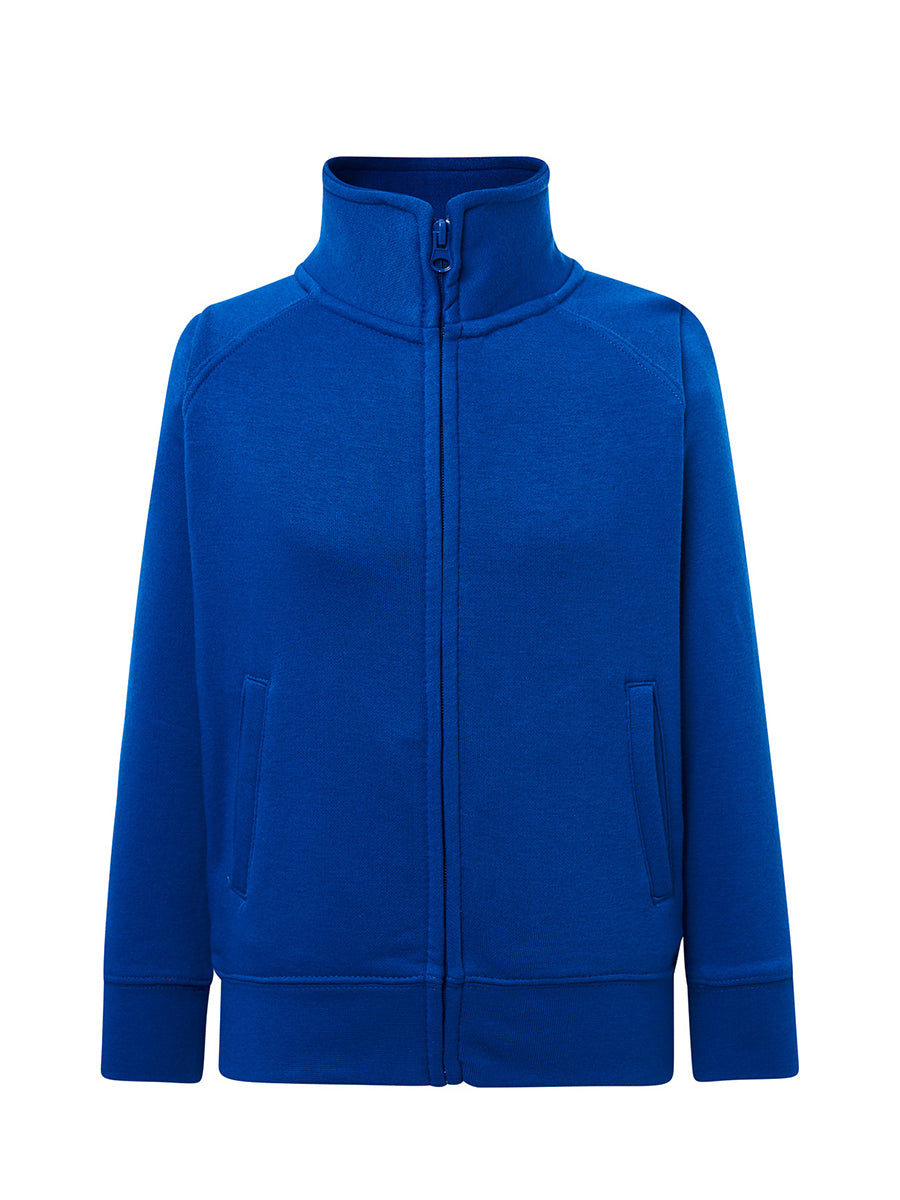 SWRKFUZIP240 FELPA BAMBINO ZIP INTERA LEGGERA FRENCH TERRY