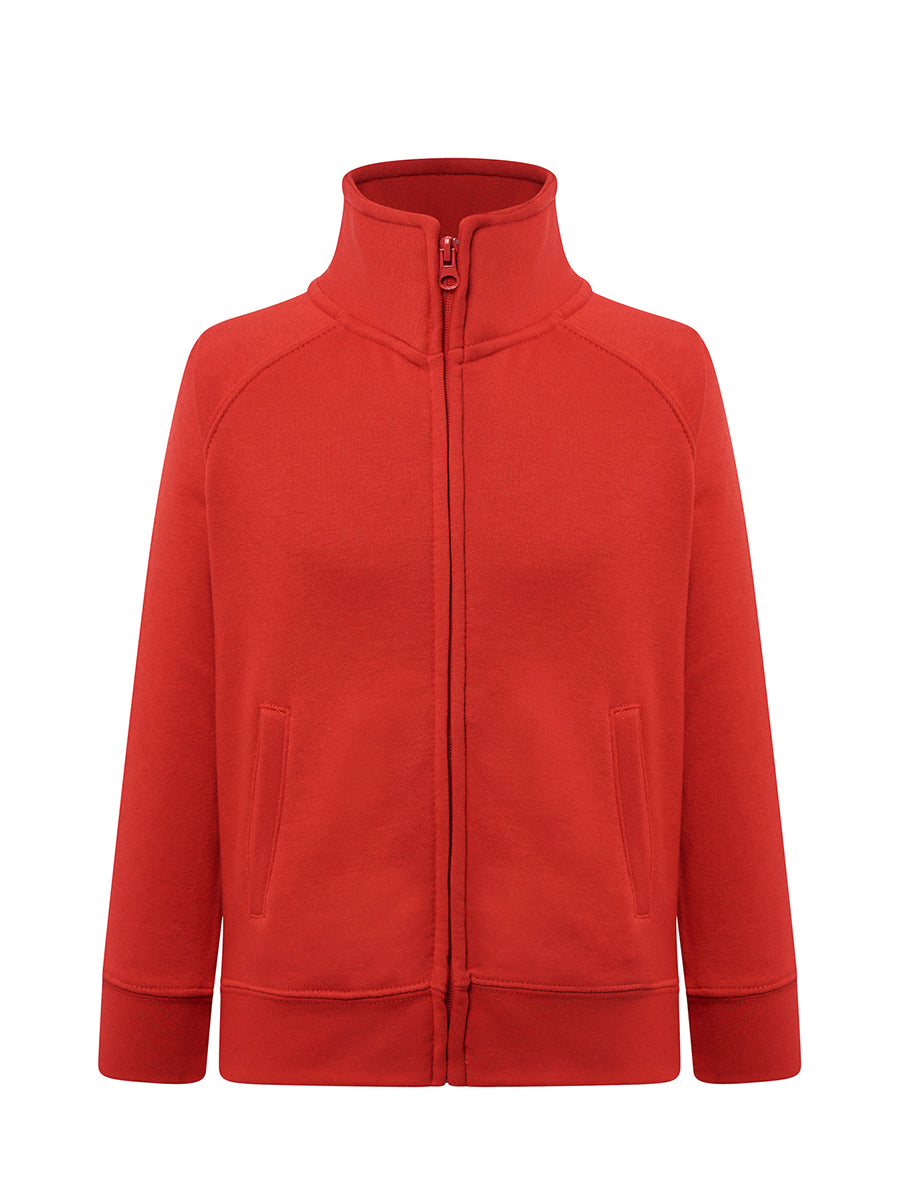 SWRKFUZIP240 FELPA BAMBINO ZIP INTERA LEGGERA FRENCH TERRY