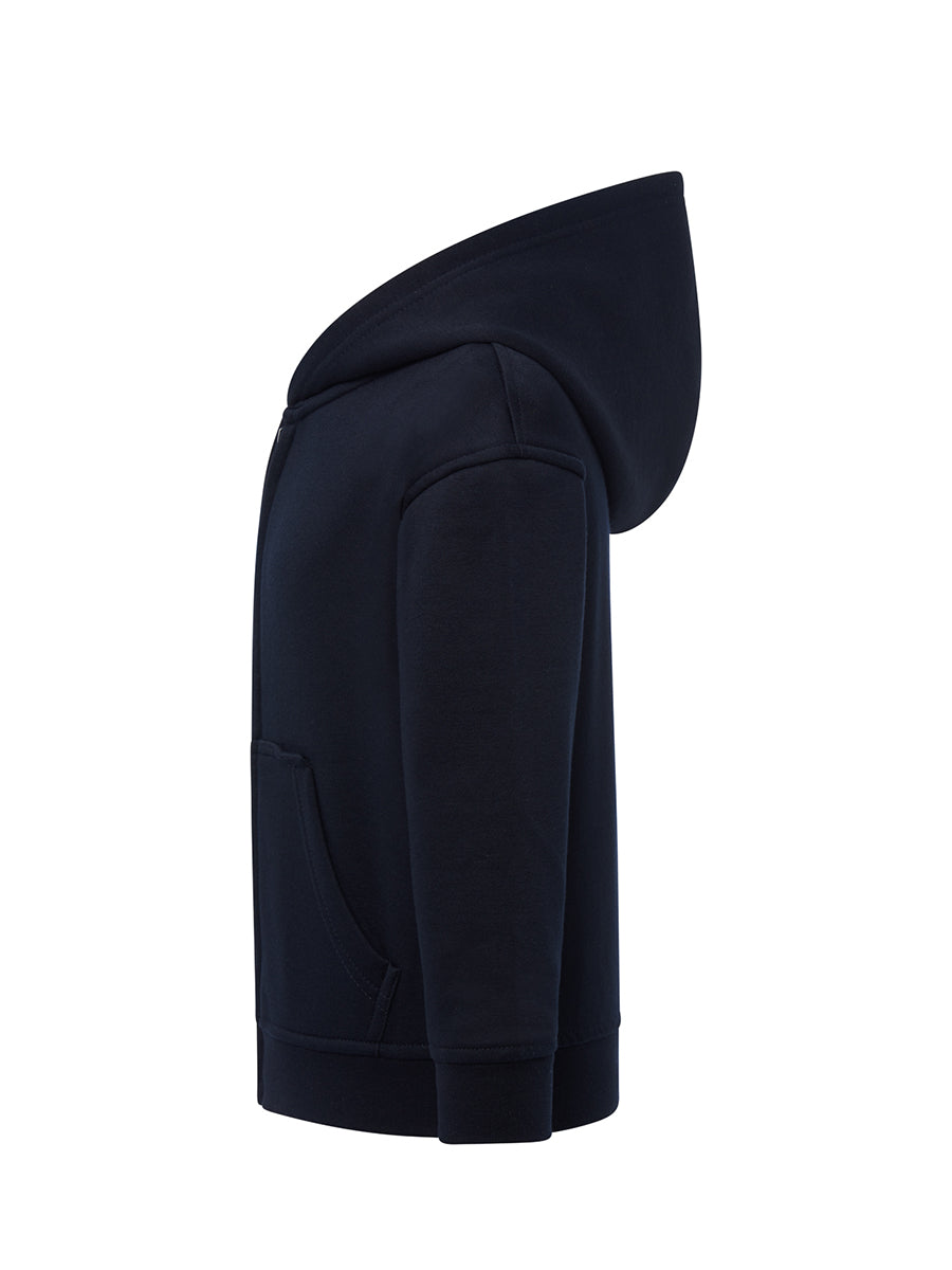 SWRKHOOD240 FELPA BAMBINO CAPPUCCIO E ZIP LEGGERA FRENCH TERRY