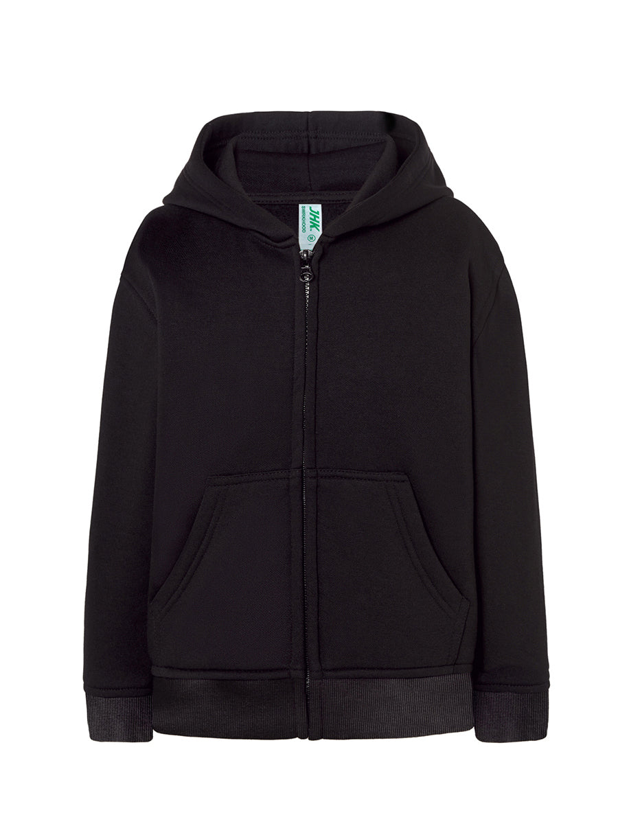 SWRKHOOD FELPA BAMBINO CAPPUCCIO E ZIP PREMIUM
