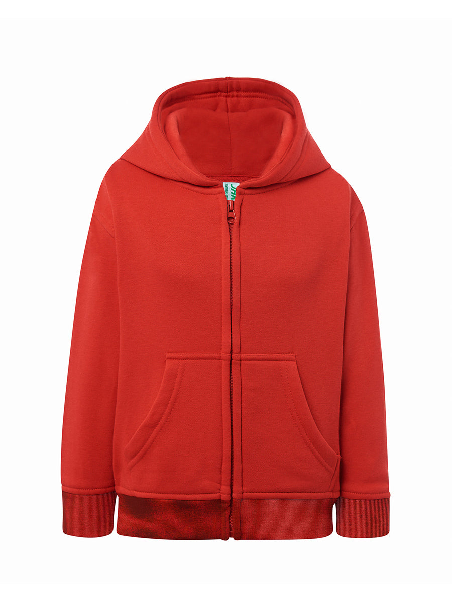 SWRKHOOD FELPA BAMBINO CAPPUCCIO E ZIP PREMIUM