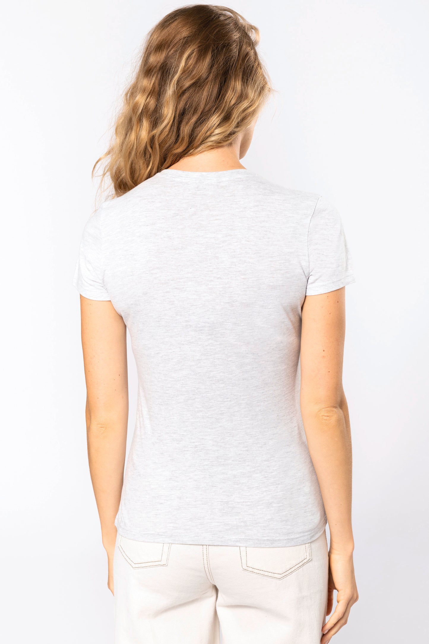 K3029 - T-shirt donna BIO150 scollo a V