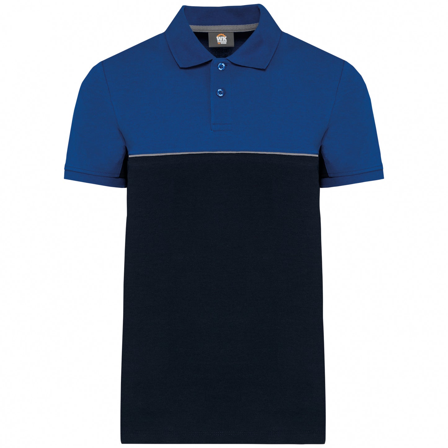 WK210 - Polo unisex bicolore ecosostenibile maniche corte