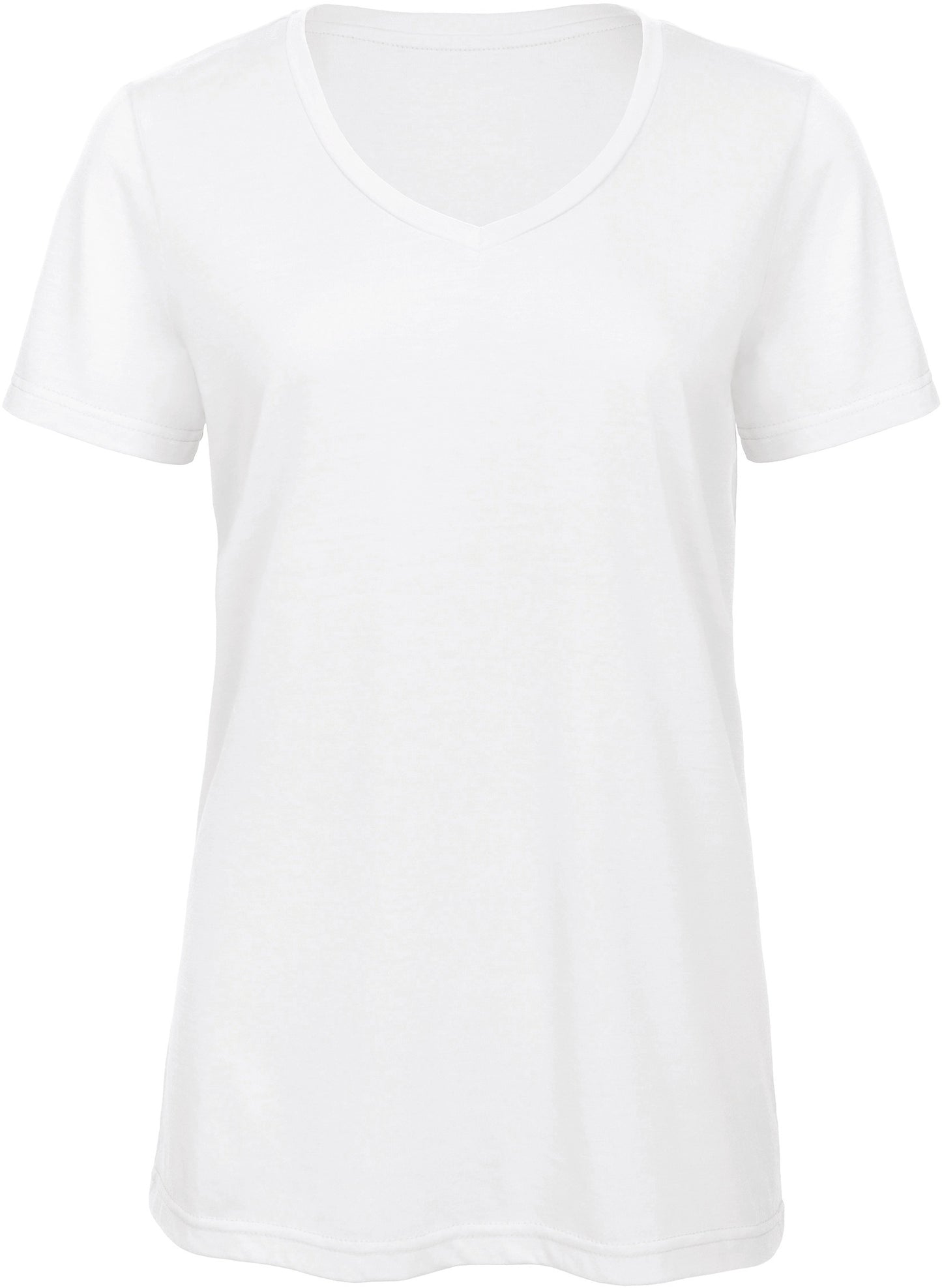 CGTW058 - T-shirt donna Triblend scollo a V