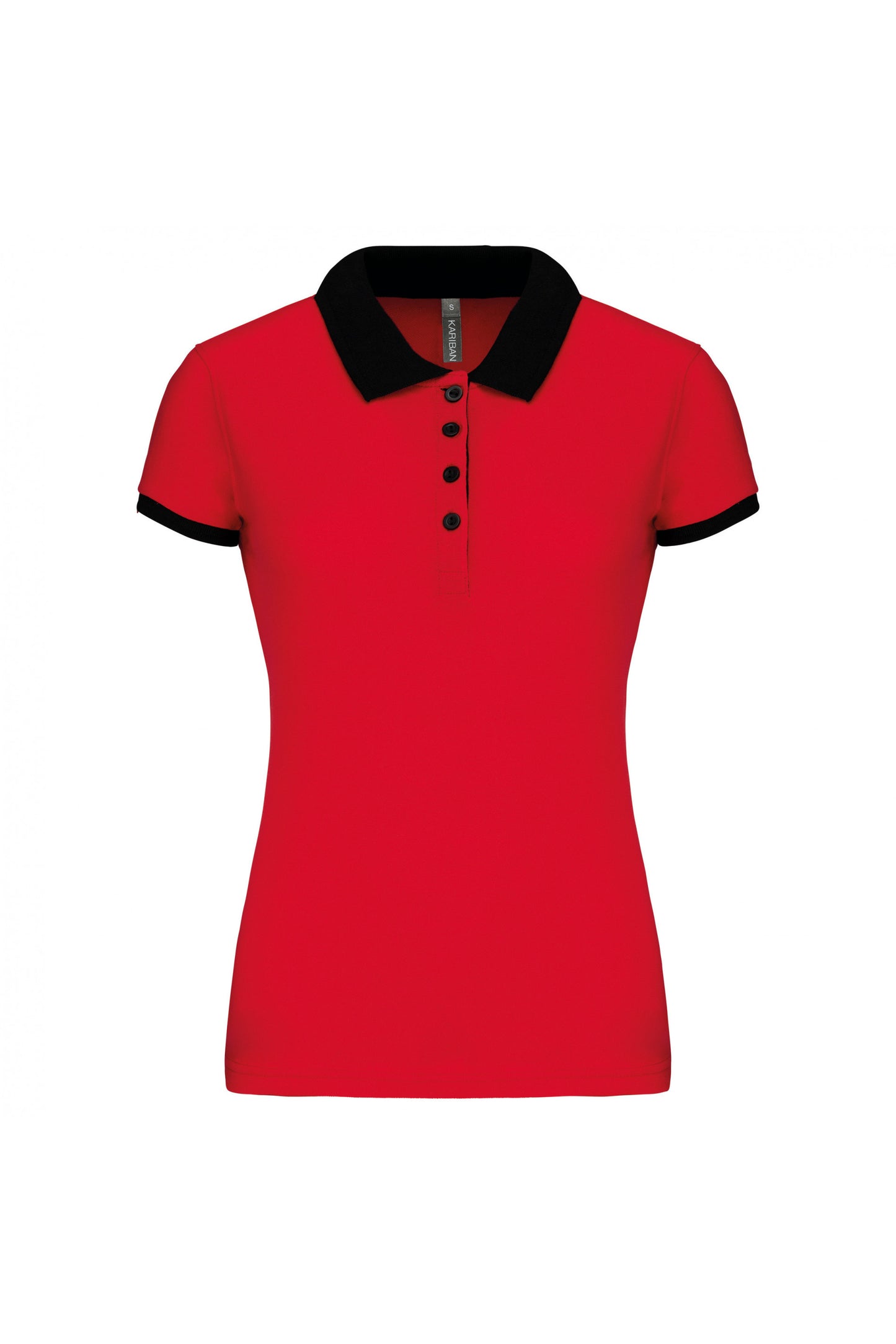 K259 - Polo piqué donna bicolore