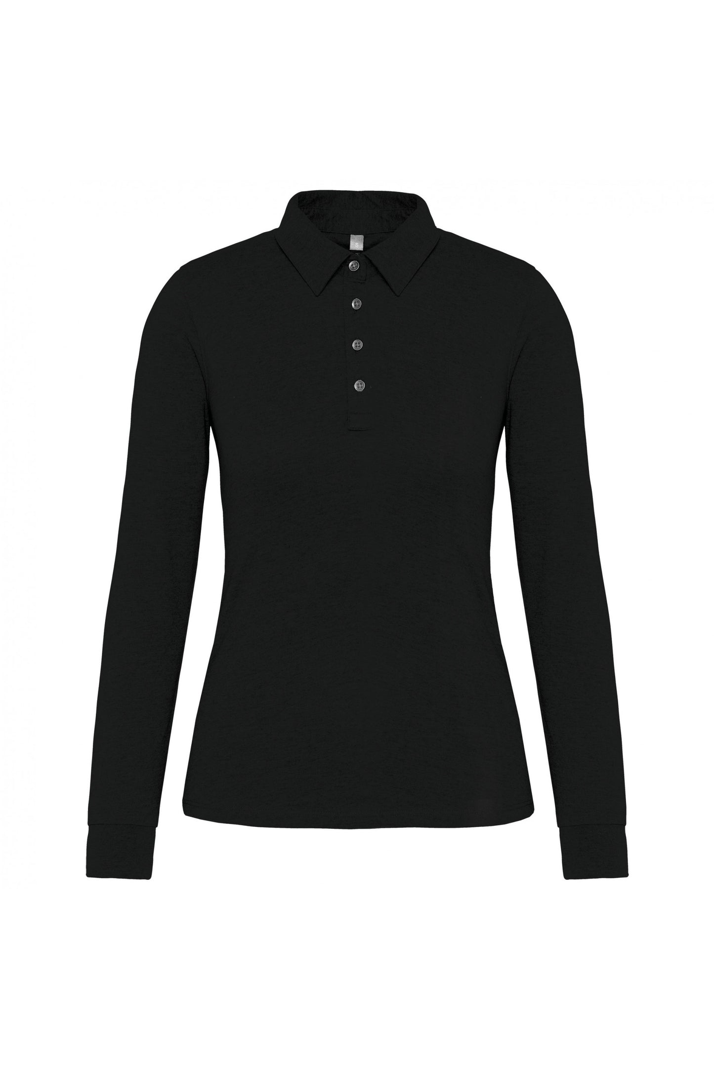 K265 - Polo jersey donna manica lunga