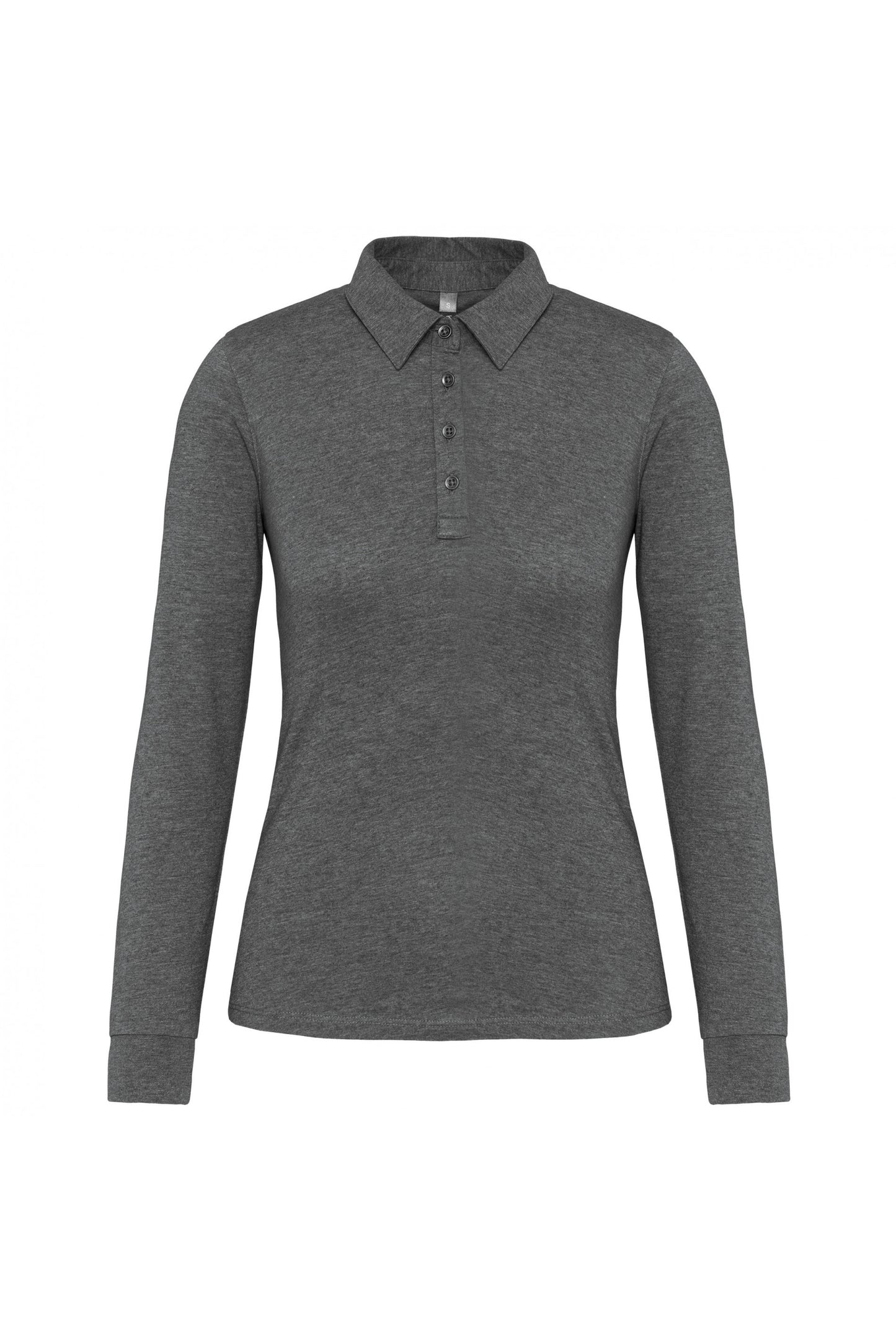 K265 - Polo jersey donna manica lunga