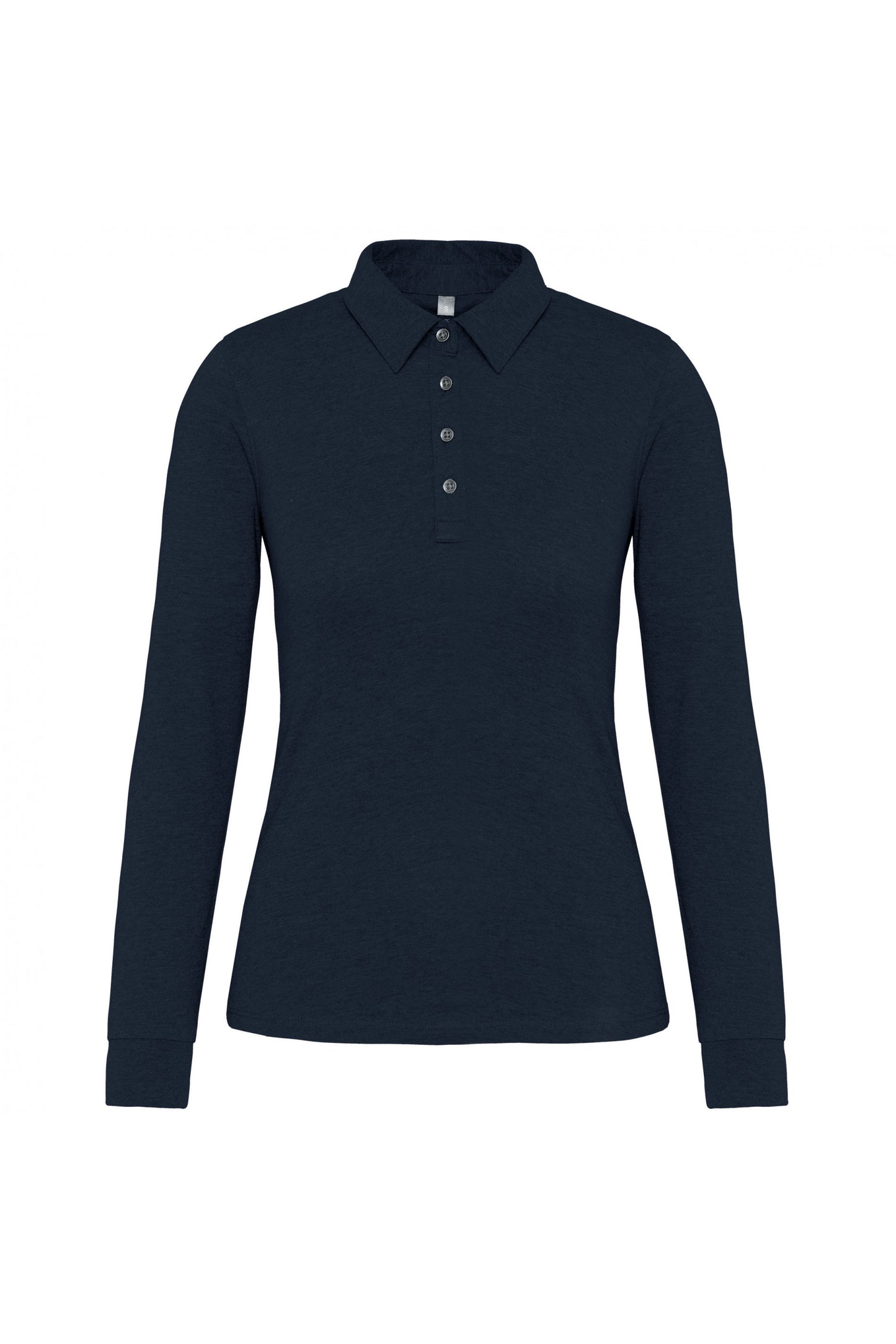 K265 - Polo jersey donna manica lunga