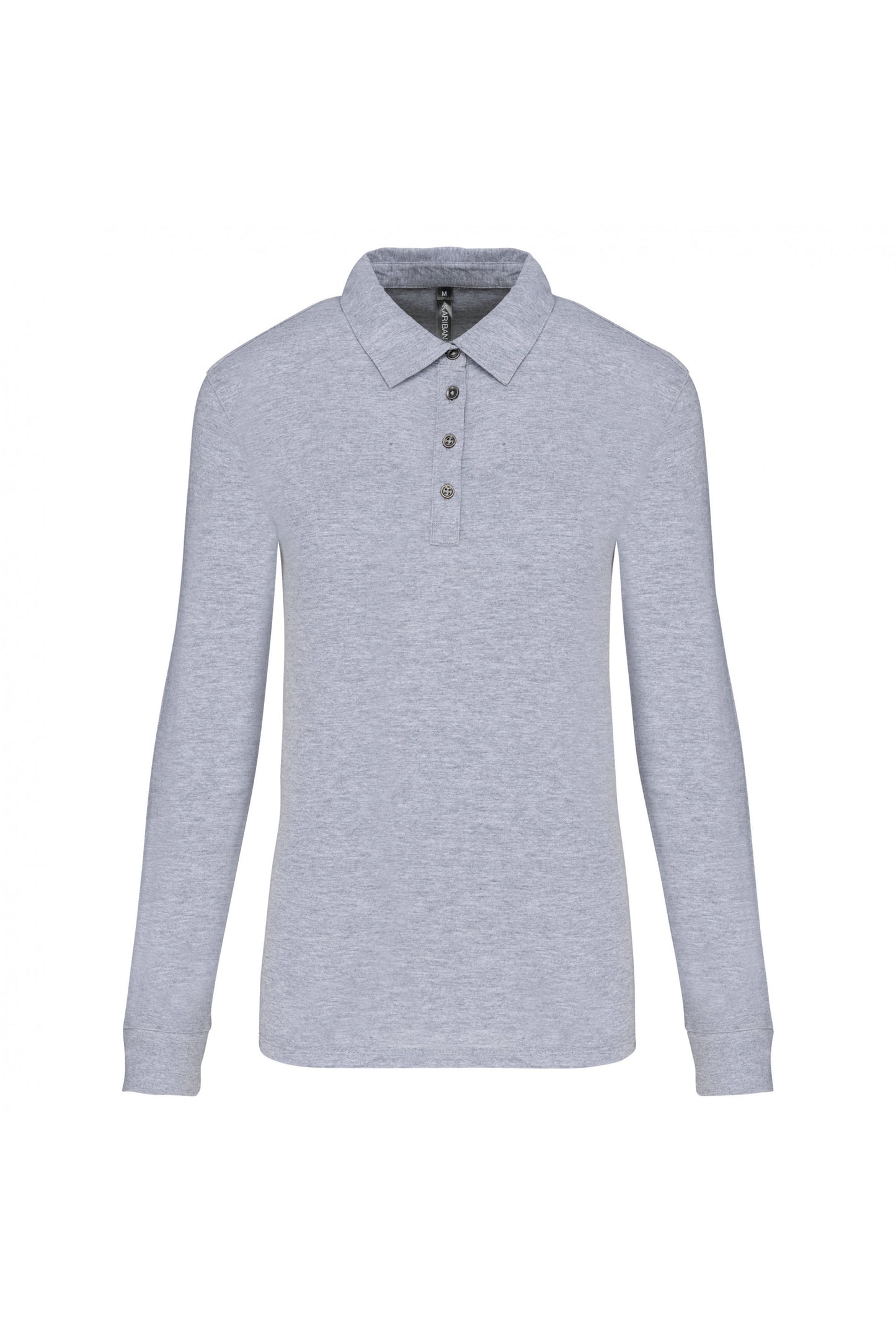 K265 - Polo jersey donna manica lunga