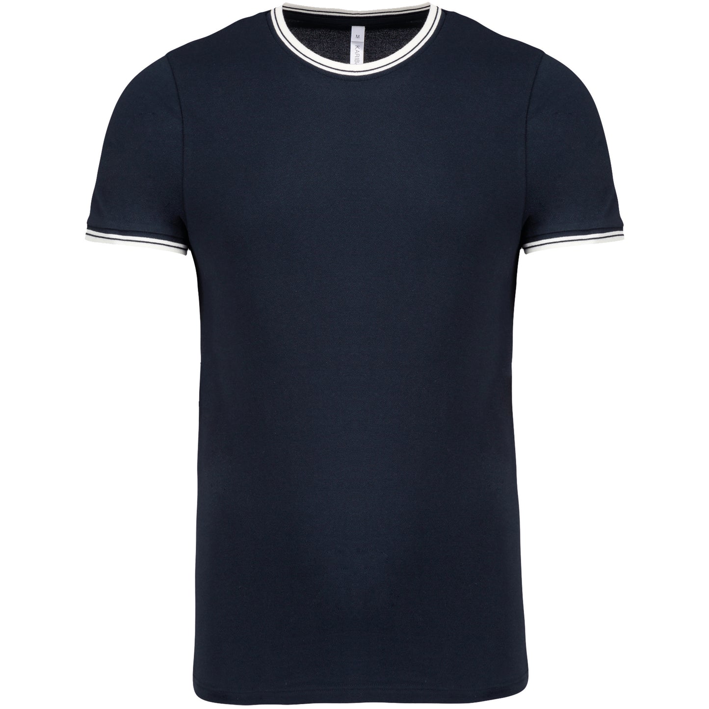 K373 - T-shirt piqué uomo girocollo