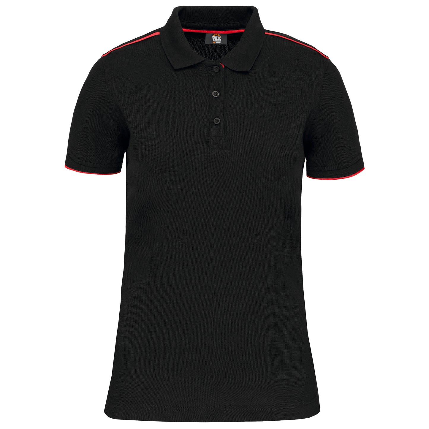 WK271 - Polo donna DayToDay a contrasto maniche corte