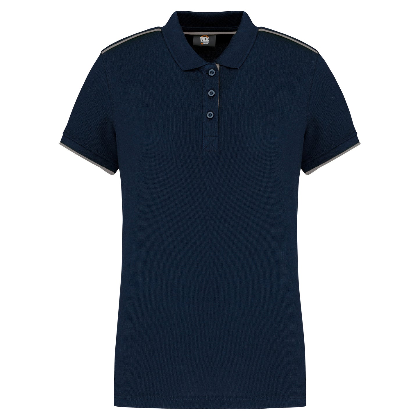 WK271 - Polo donna DayToDay a contrasto maniche corte