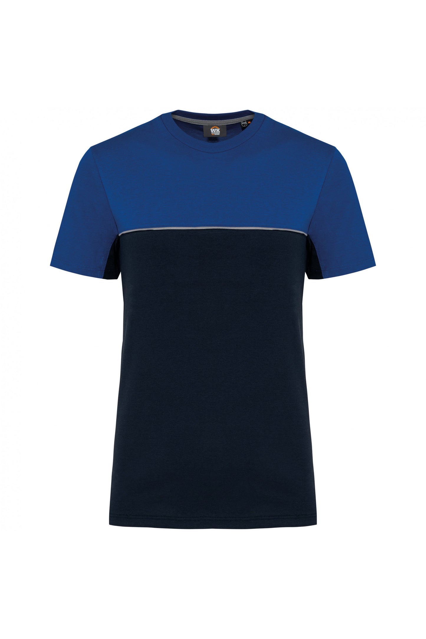 WK304 - T-shirt unisex bicolore ecosostenibile maniche corte