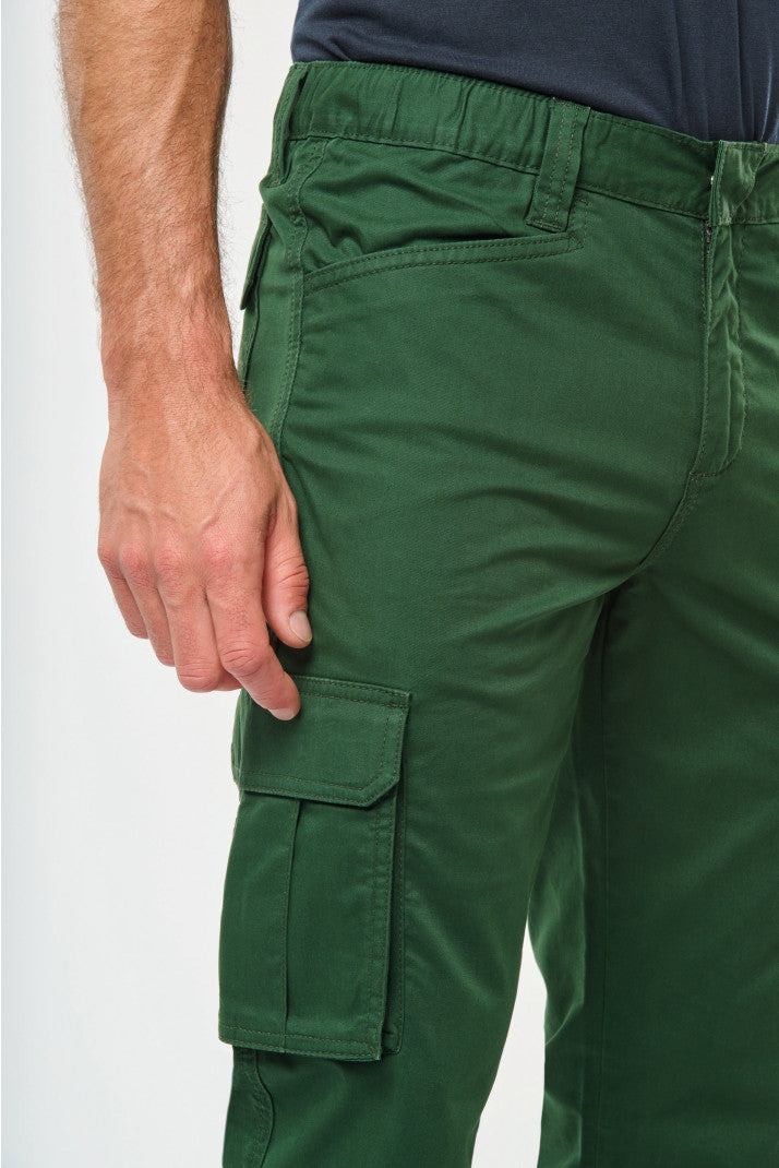 WK703 - Pantaloni multitasche ecosostenibili da uomo