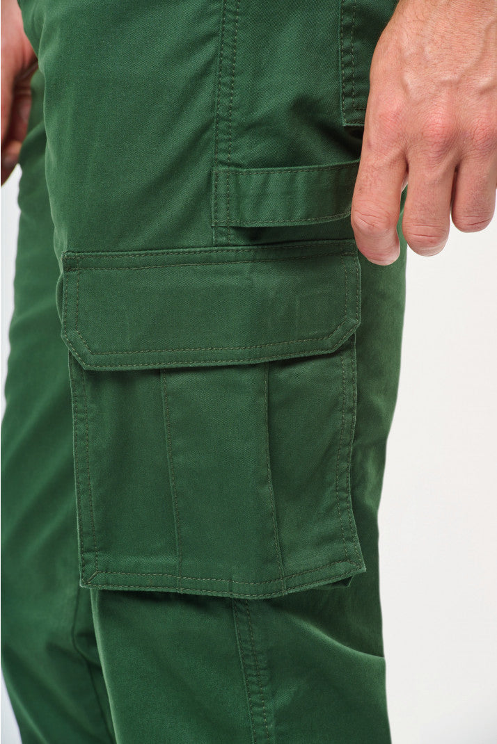 WK703 - Pantaloni multitasche ecosostenibili da uomo