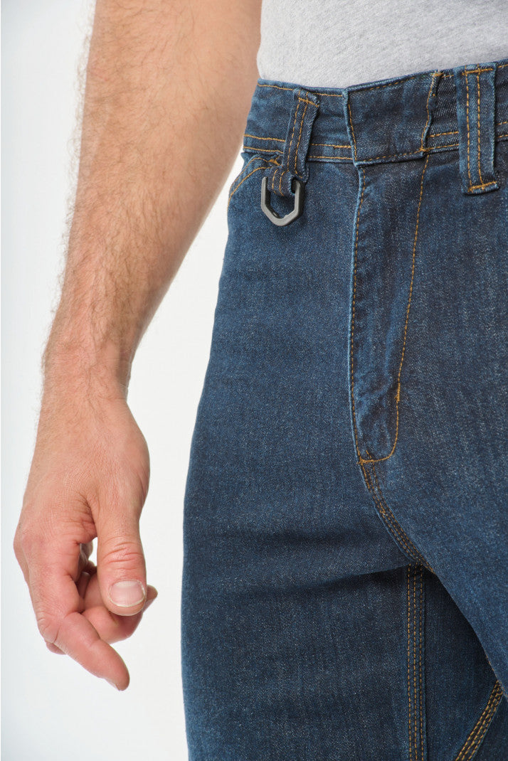 WK705 - Pantaloni Denim uomo multitasche