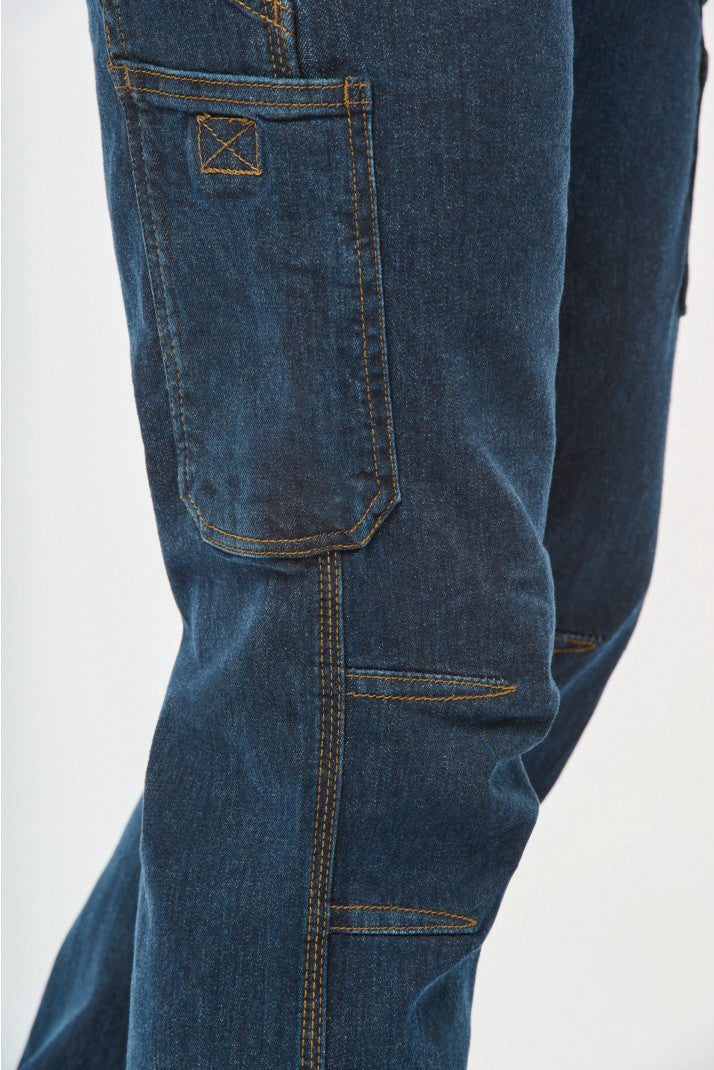 WK705 - Pantaloni Denim uomo multitasche