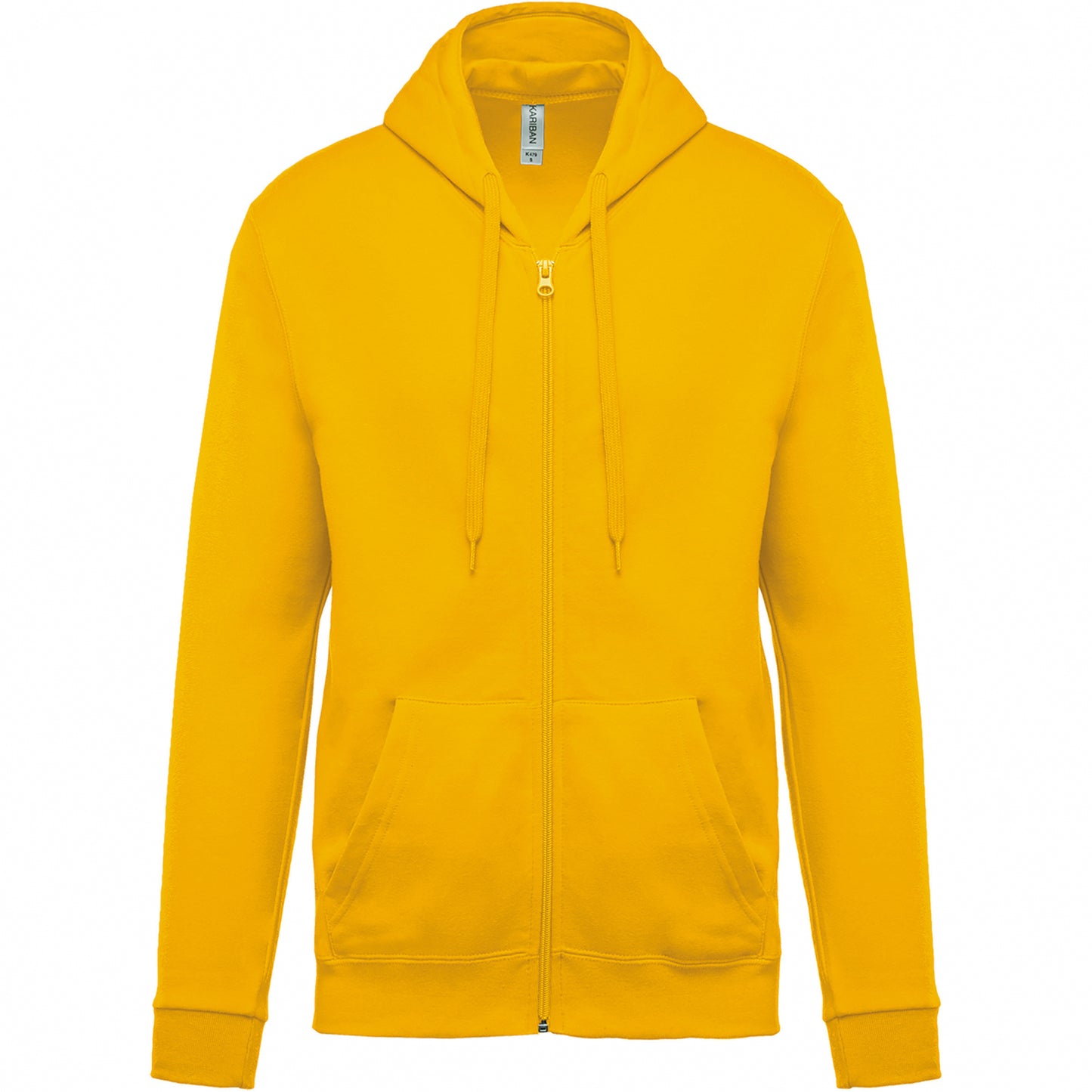 K479 - Felpa con cappuccio full zip