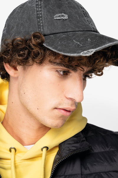 NS026 - Cappellino unisex ecosostenibile effetto strappato