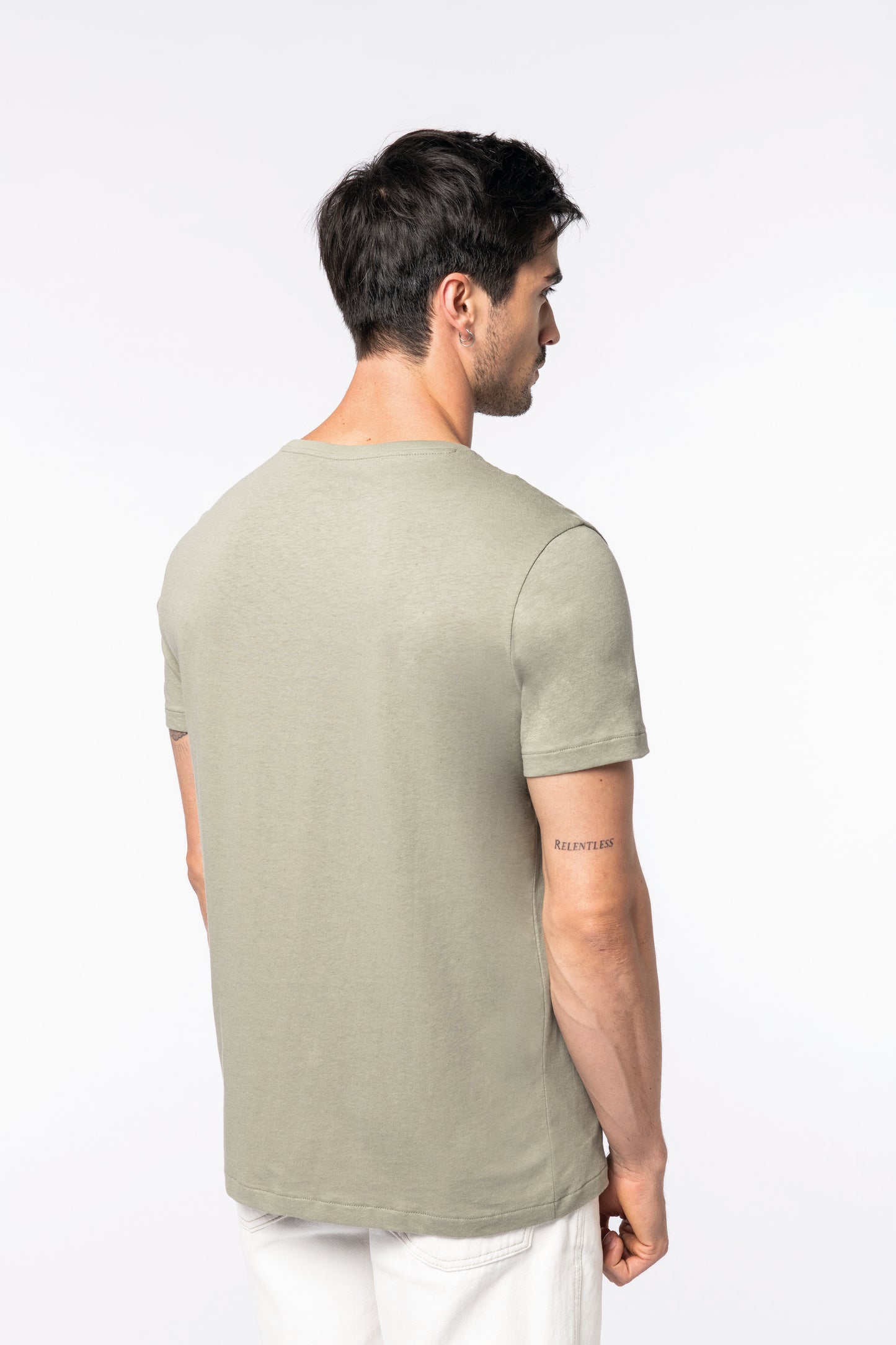 NS325 - T-shirt unisex ecosostenibile in cotone bio e lino