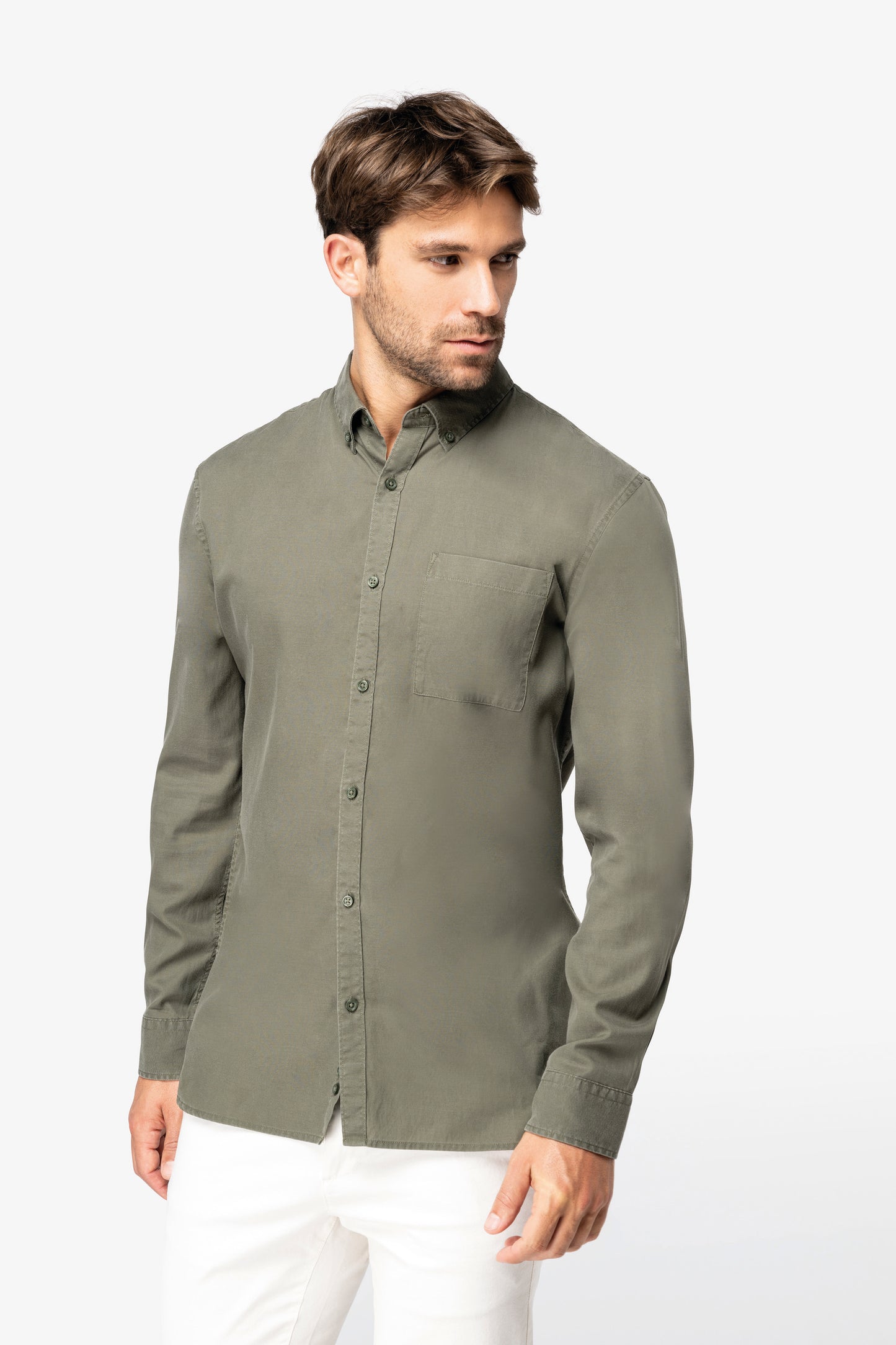 NS513 - Camicia uomo ecosostenibile in lyocell