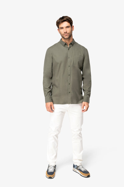 NS513 - Camicia uomo ecosostenibile in lyocell