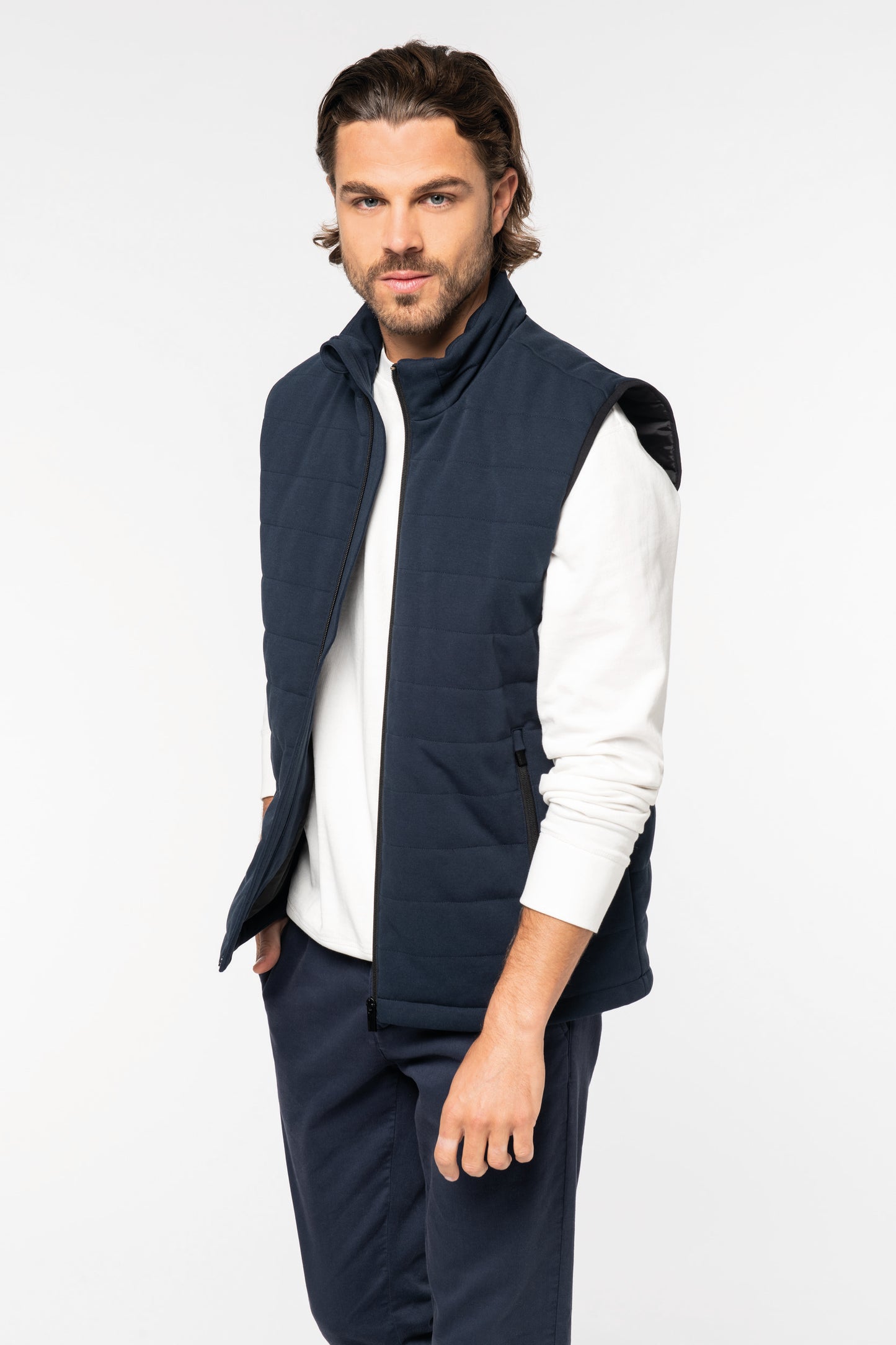 NS605 - Bodywarmer uomo in maglia