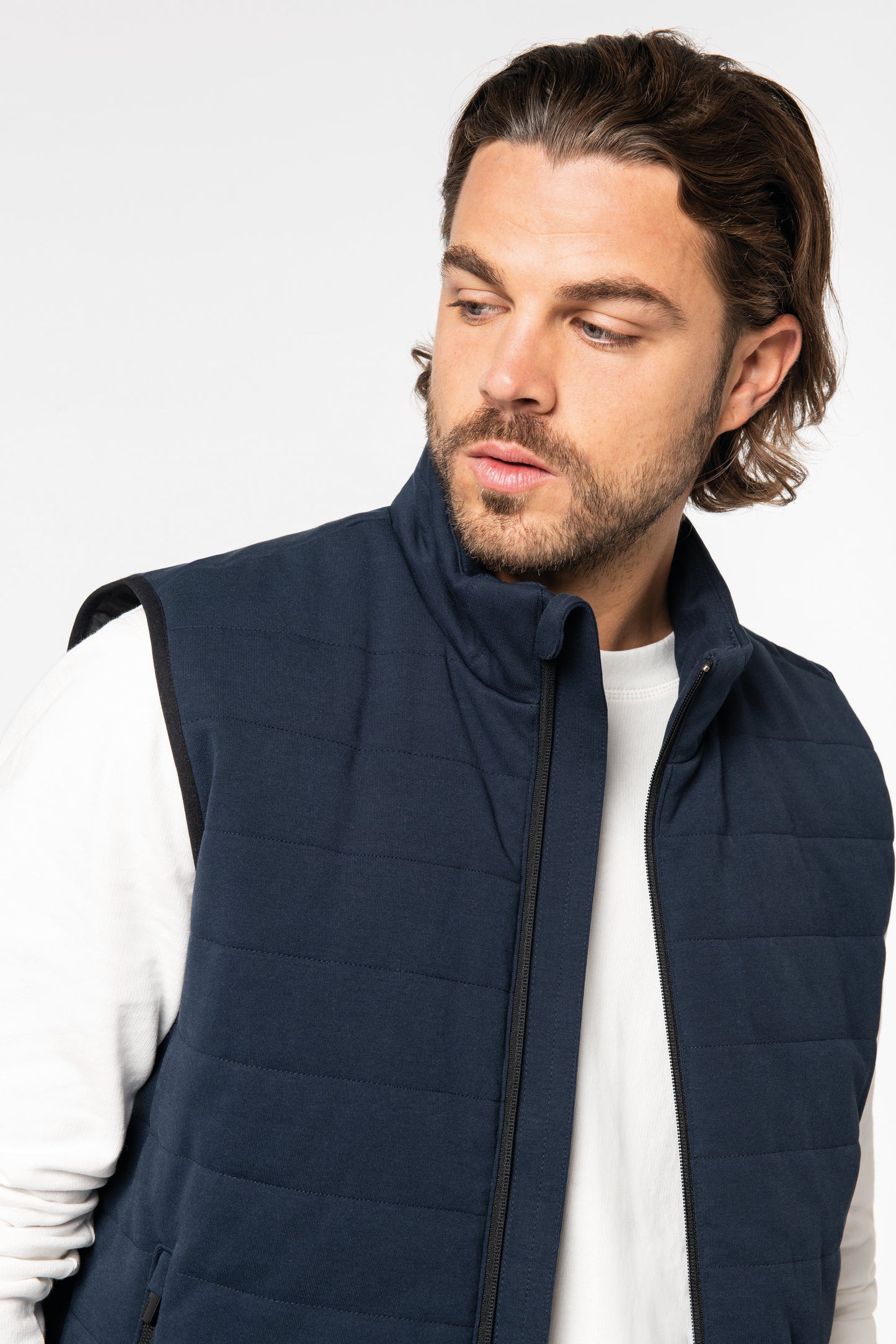 NS605 - Bodywarmer uomo in maglia