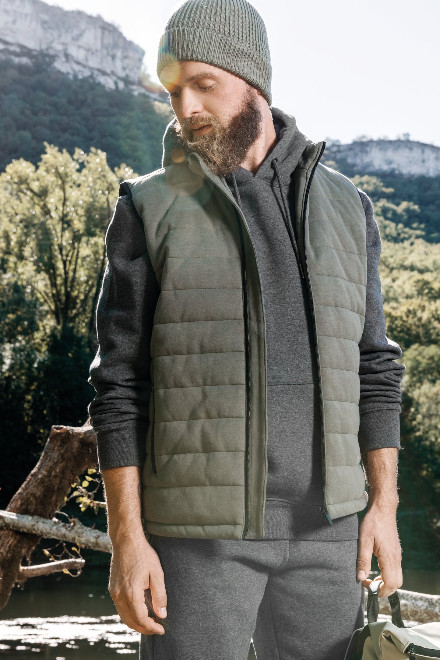 NS605 - Bodywarmer uomo in maglia