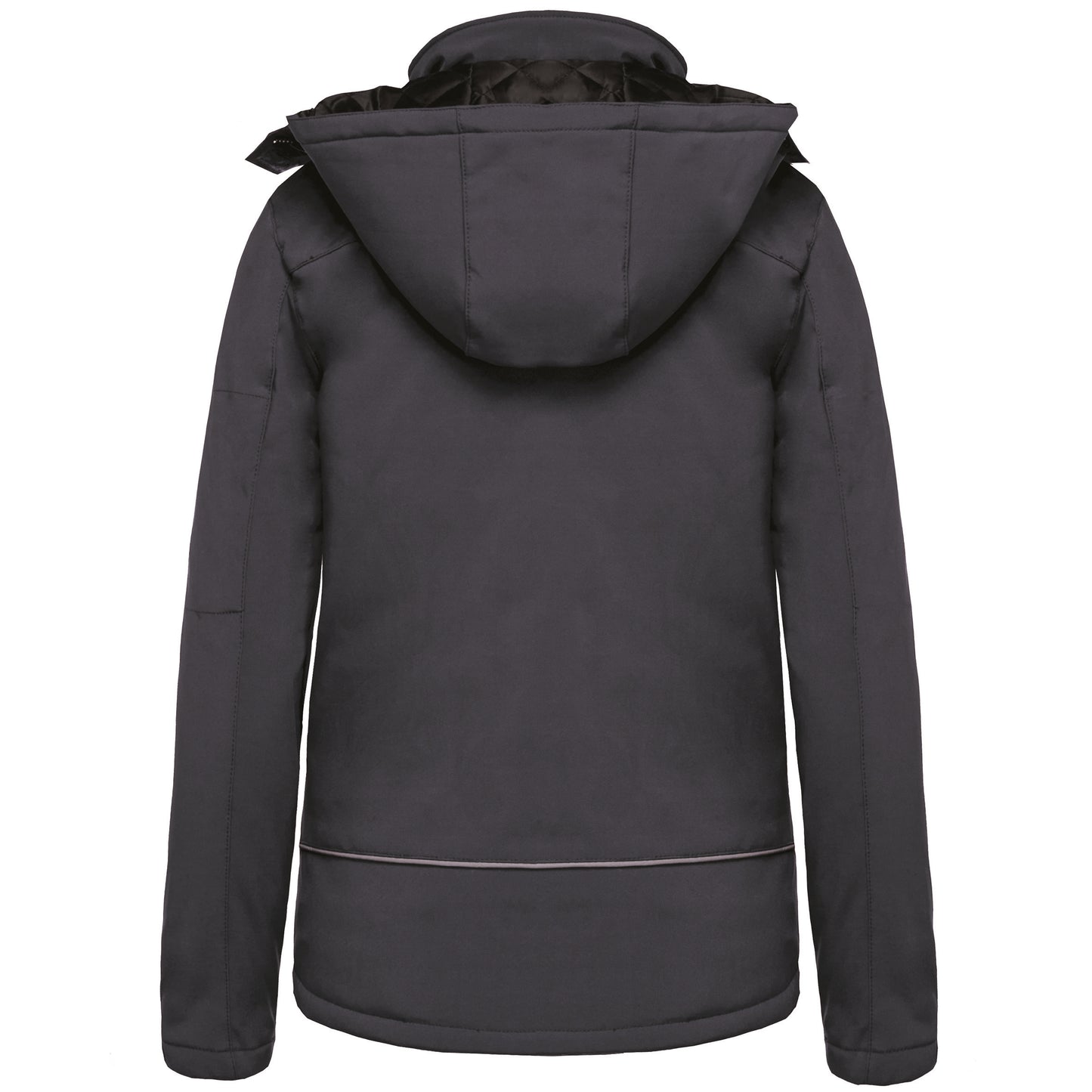 K651 - Parka donna softshell imbottito con cappuccio