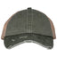 NS027 - Cappellino trucker unisex ecosostenibile effetto strappato