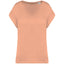 NS312 - T-shirt loose donna ecosostenibile con scollo a V