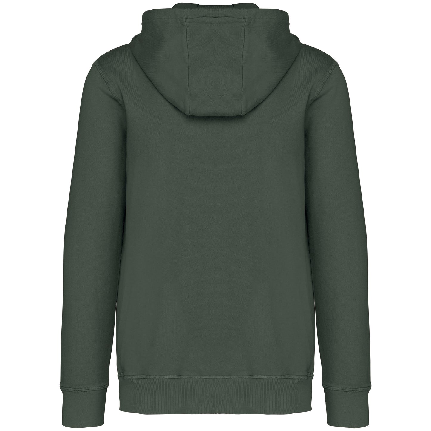 NS417 - Felpa unisex ecosostenibile con zip e cappuccio French Terry