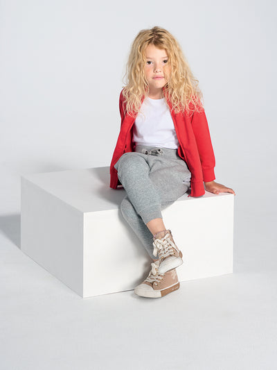SWRKFUZIP240    FELPA BAMBINO ZIP INTERA LEGGERA FRENCH TERRY